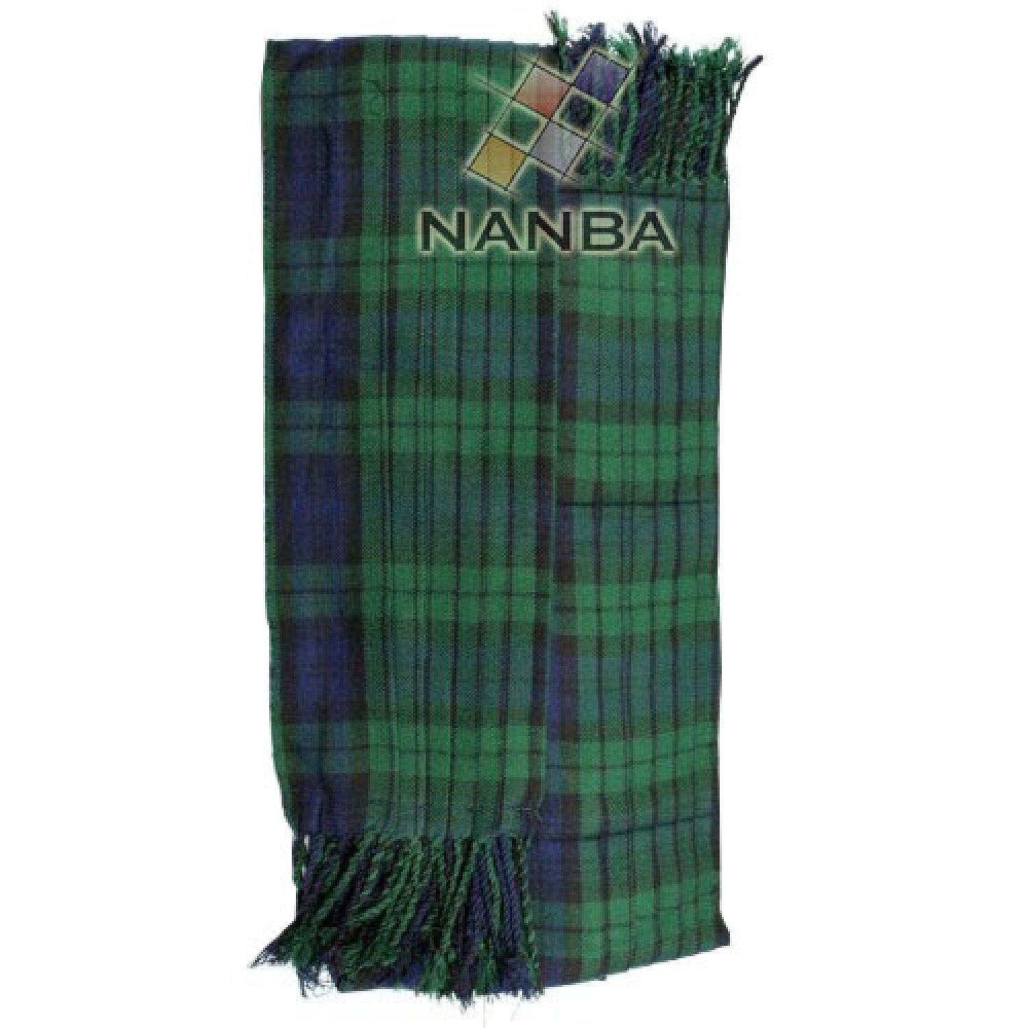 Black Watch Tartan Piper Plaid Pleated Black Watch Tartan Piper Plaid Pleated
