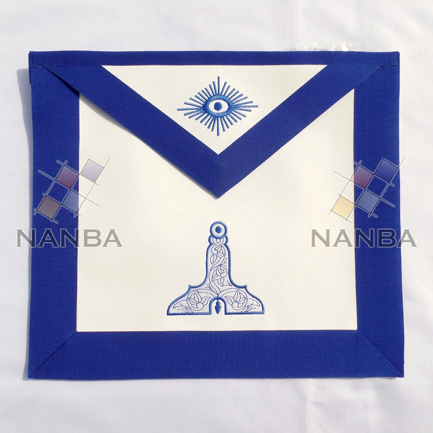 Blue Lodge Hand Embroidered Blue Lodge Hand Embroidered