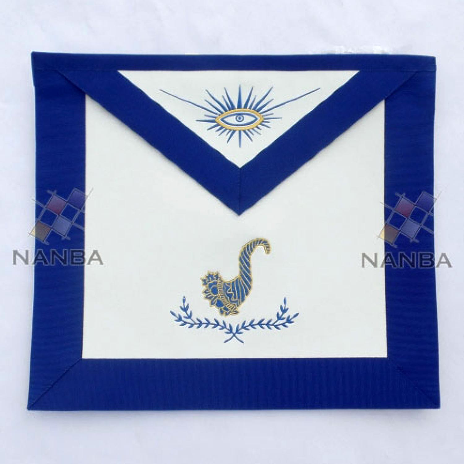 Blue Lodge Regalia Apron Machine Made Embroidery Blue Lodge Regalia Apron Machine Made Embroidery