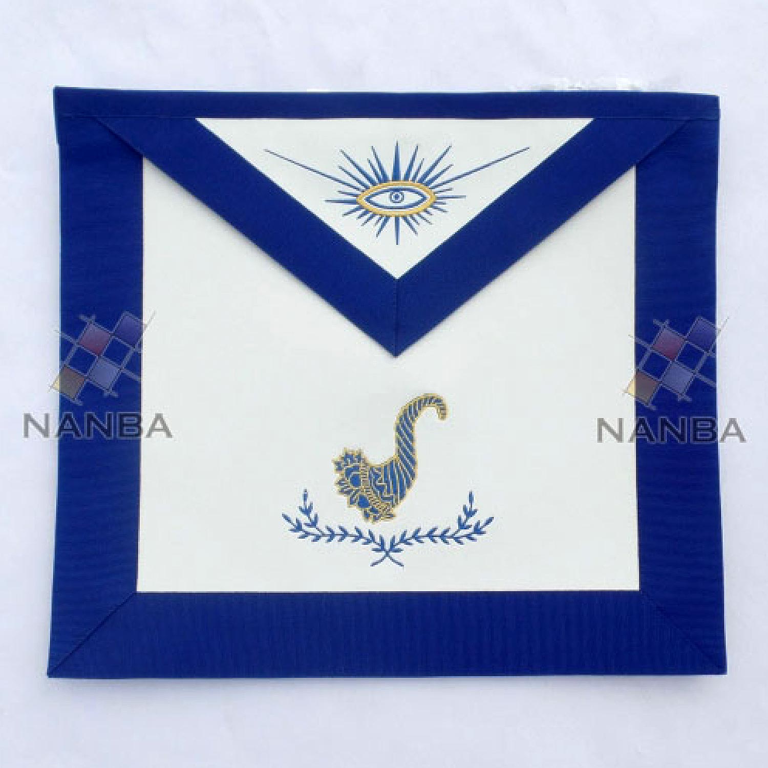 Blue Lodge Regalia Apron Machine Made Embroidery Blue Lodge Regalia Apron Machine Made Embroidery