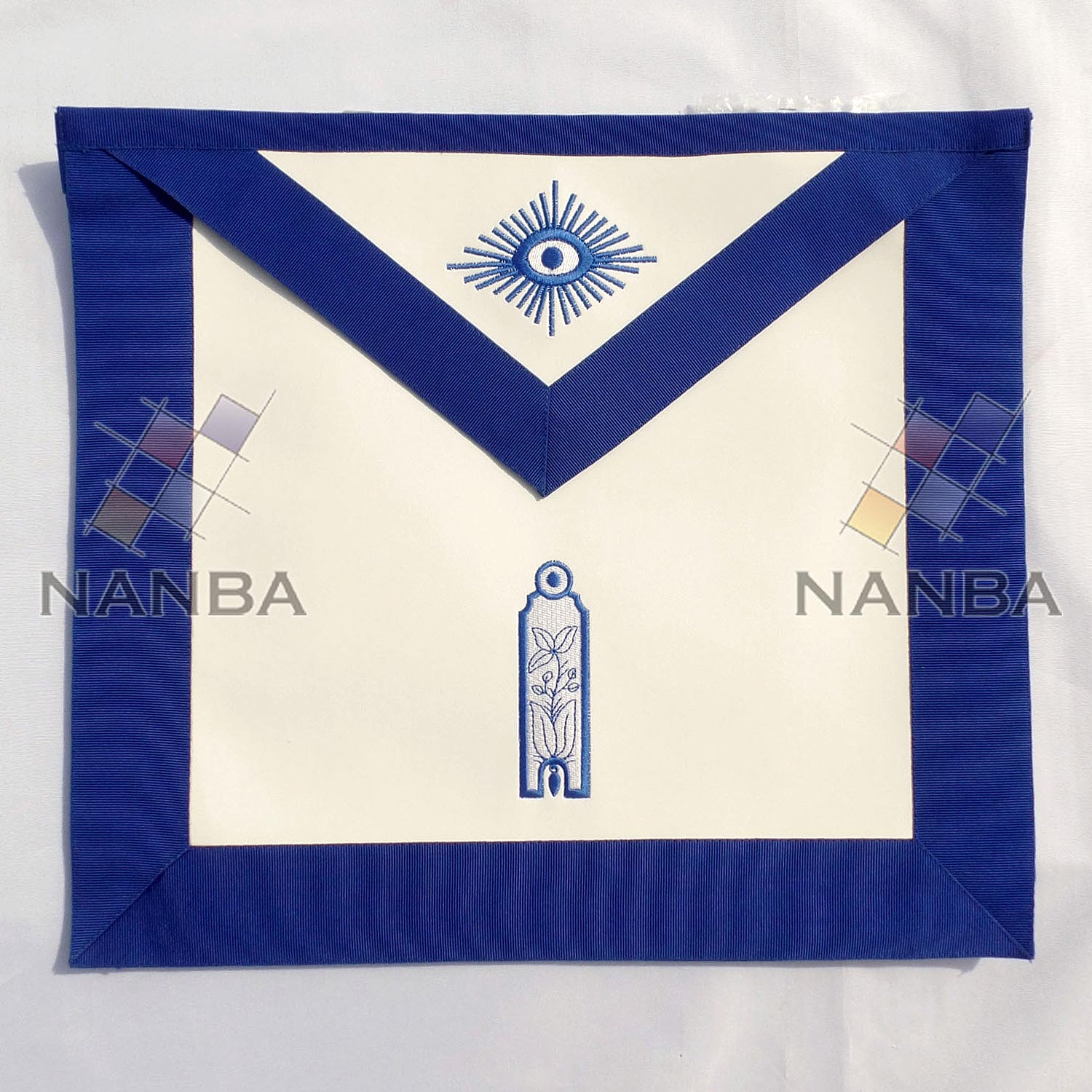 Blue Lodge Regalia Apron Machine Made Embroidery Blue Lodge Regalia Apron Machine Made Embroidery