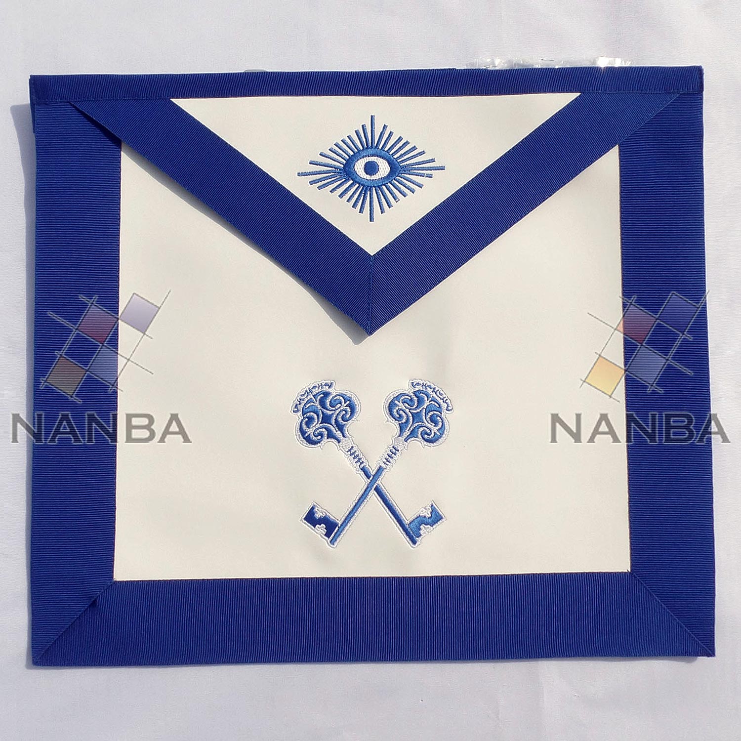 Blue Lodge Regalia Apron Machine Made Embroidery Blue Lodge Regalia Apron Machine Made Embroidery