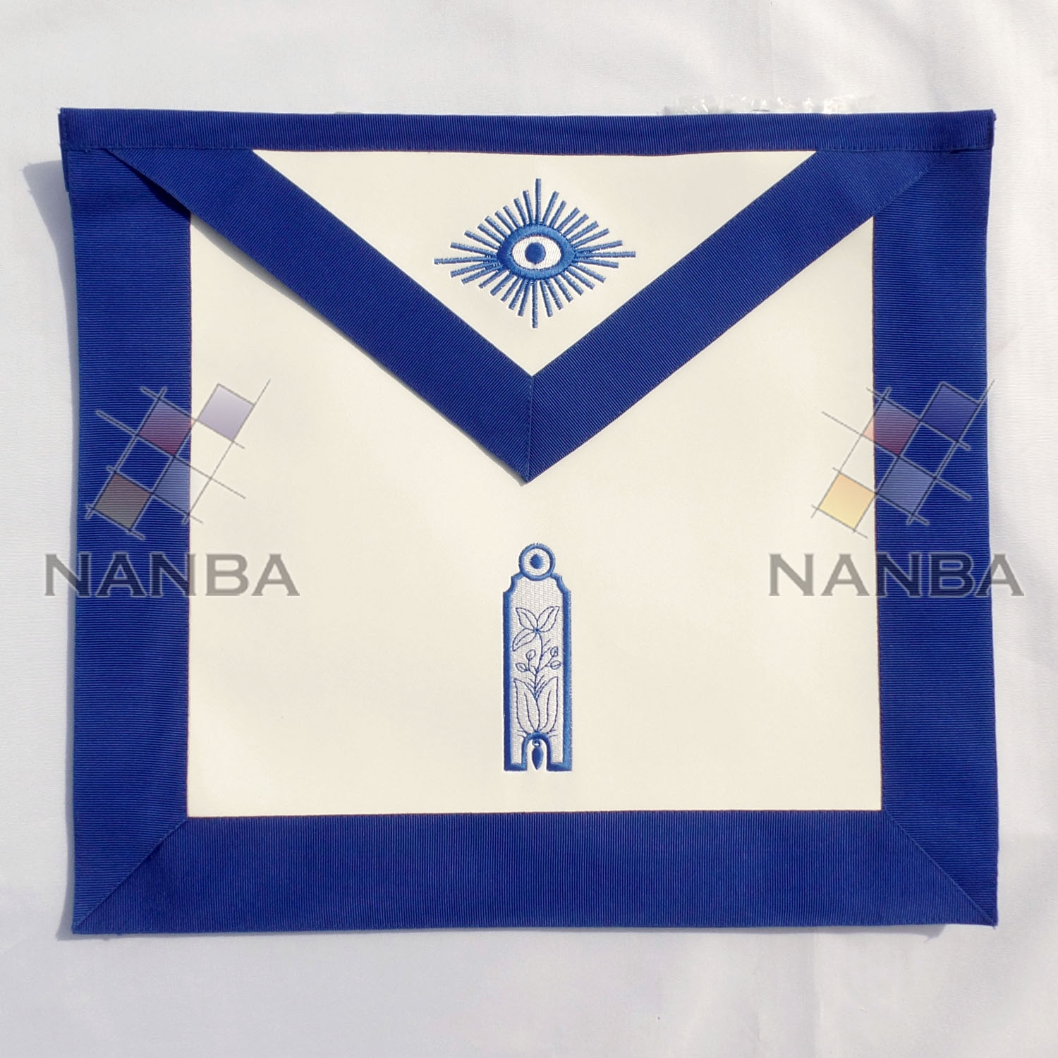 Blue Lodge Regalia Apron Machine Made Embroidery Blue Lodge Regalia Apron Machine Made Embroidery