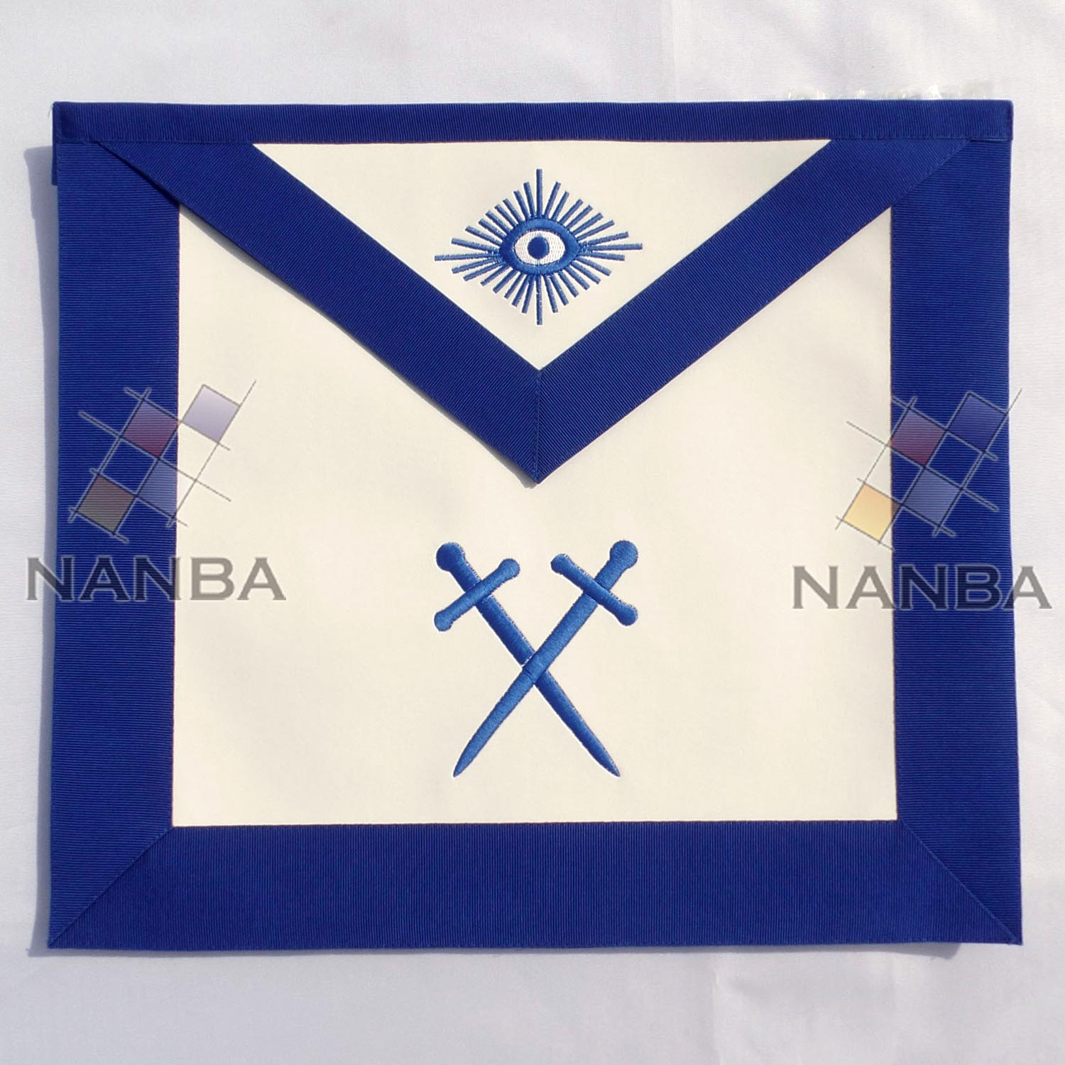 Blue Lodge Regalia Apron Machine Made Embroidery Blue Lodge Regalia Apron Machine Made Embroidery