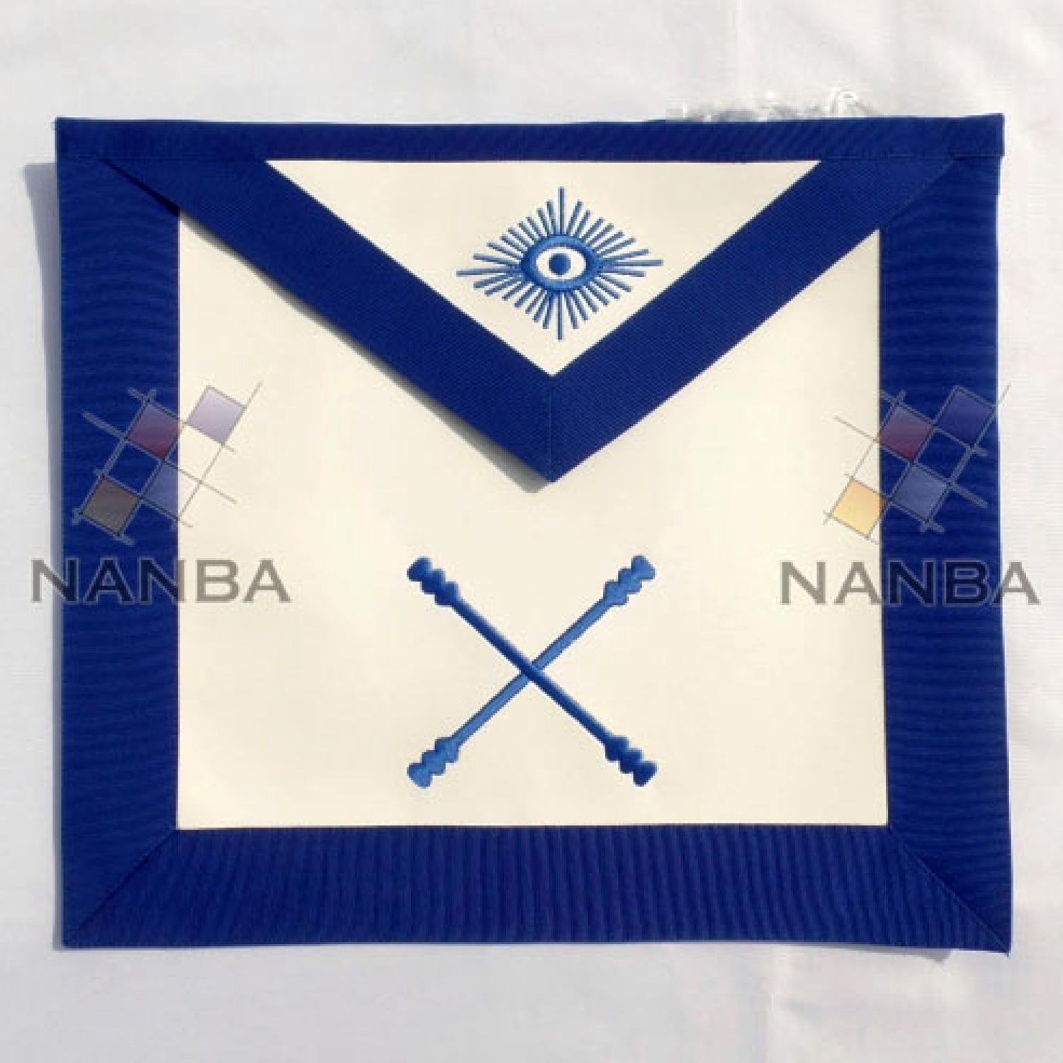 Blue Lodge Regalia Apron Machine Made Embroidery Blue Lodge Regalia Apron Machine Made Embroidery