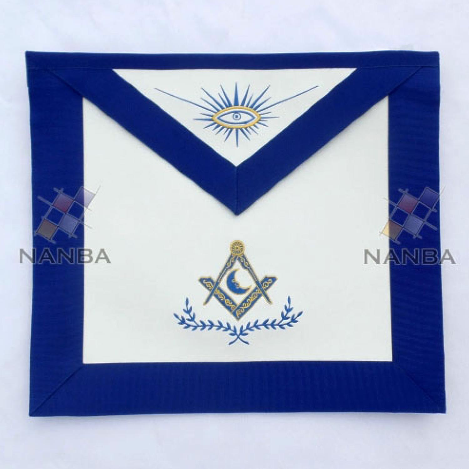 Blue Lodge Regalia Apron Machine Made Embroidery Blue Lodge Regalia Apron Machine Made Embroidery
