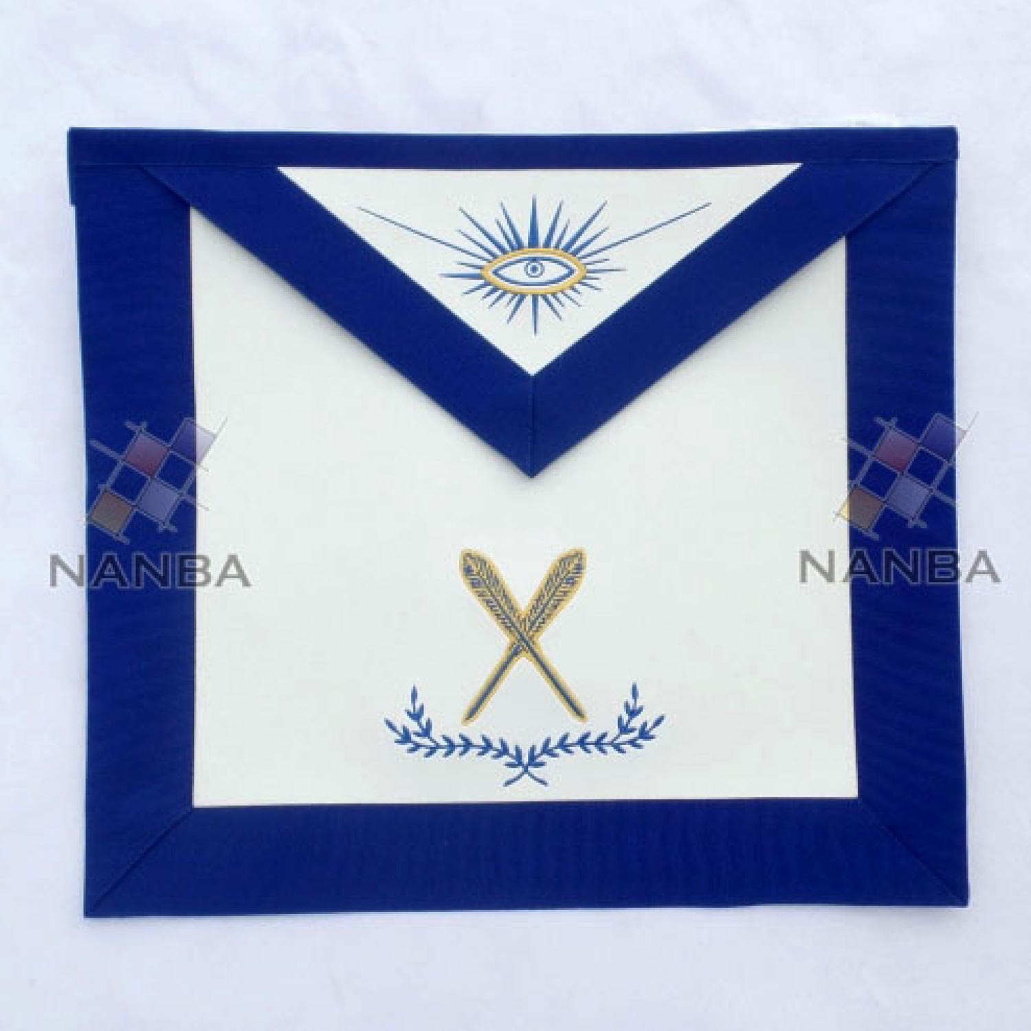 Blue Lodge Regalia Apron Machine Made Embroidery Blue Lodge Regalia Apron Machine Made Embroidery