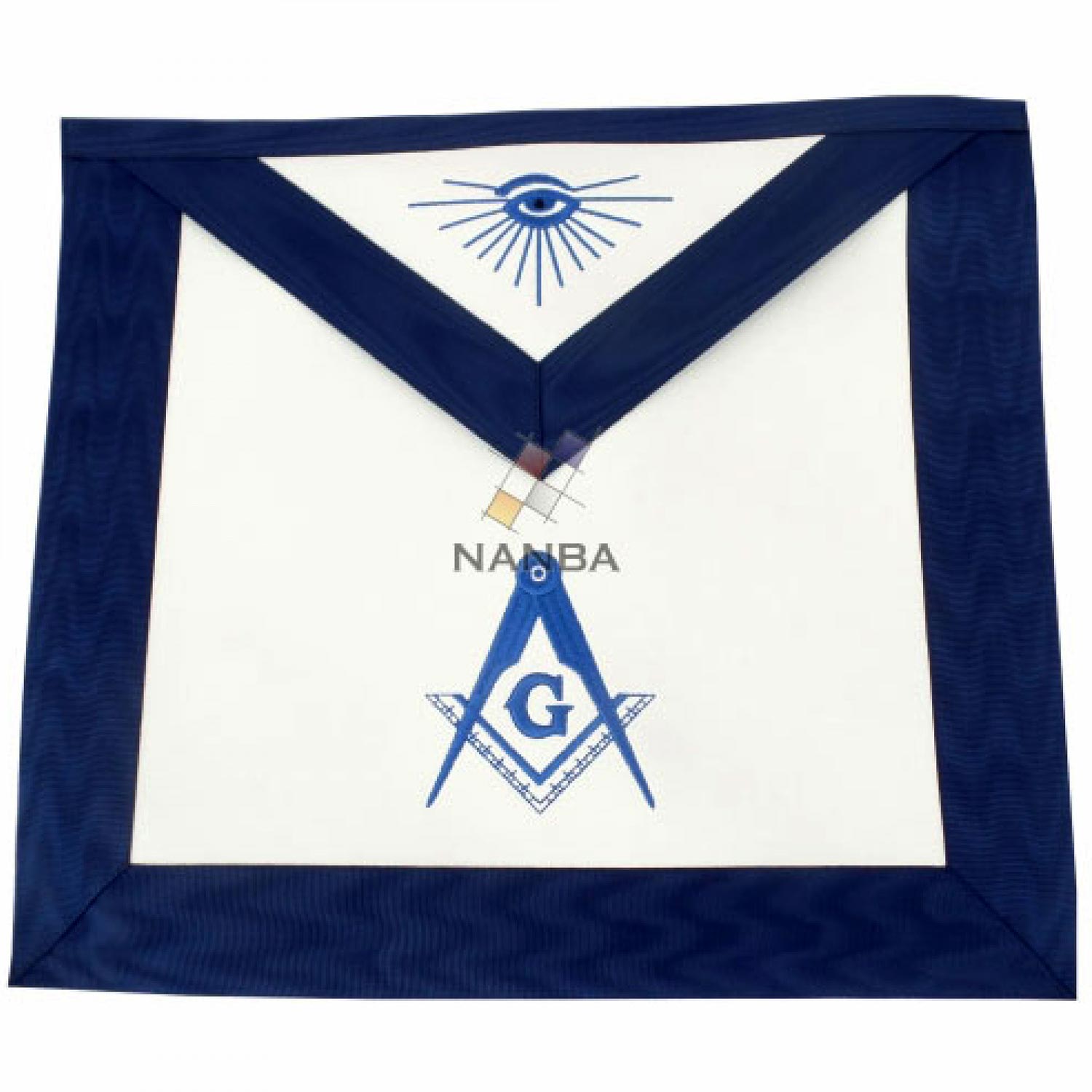 Blue Lodge Regalia Apron Machine Made Embroidery Blue Lodge Regalia Apron Machine Made Embroidery