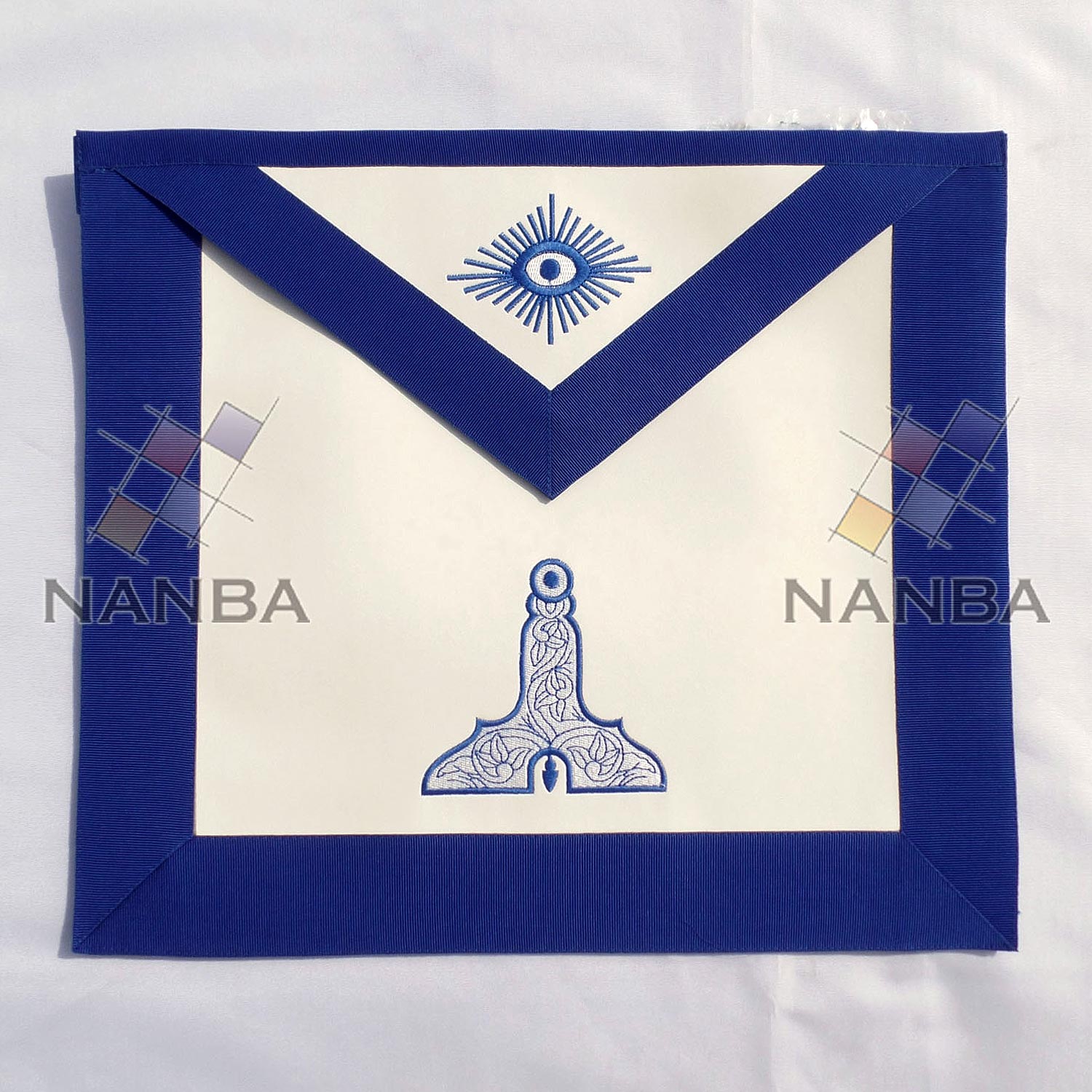 Blue Lodge Regalia Apron Machine Made Embroidery Blue Lodge Regalia Apron Machine Made Embroidery