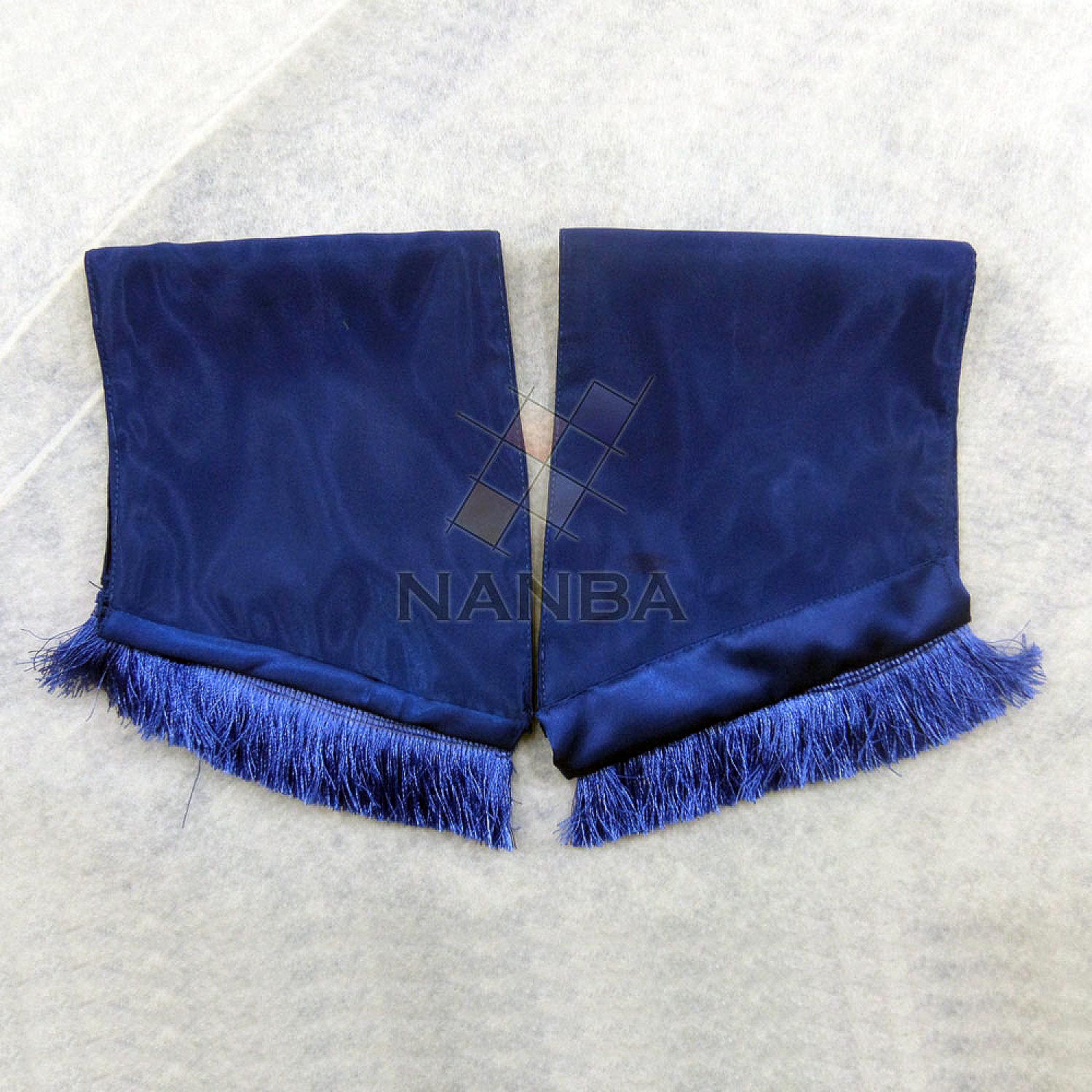 Blue Silk Cuffs Blue Silk Cuffs