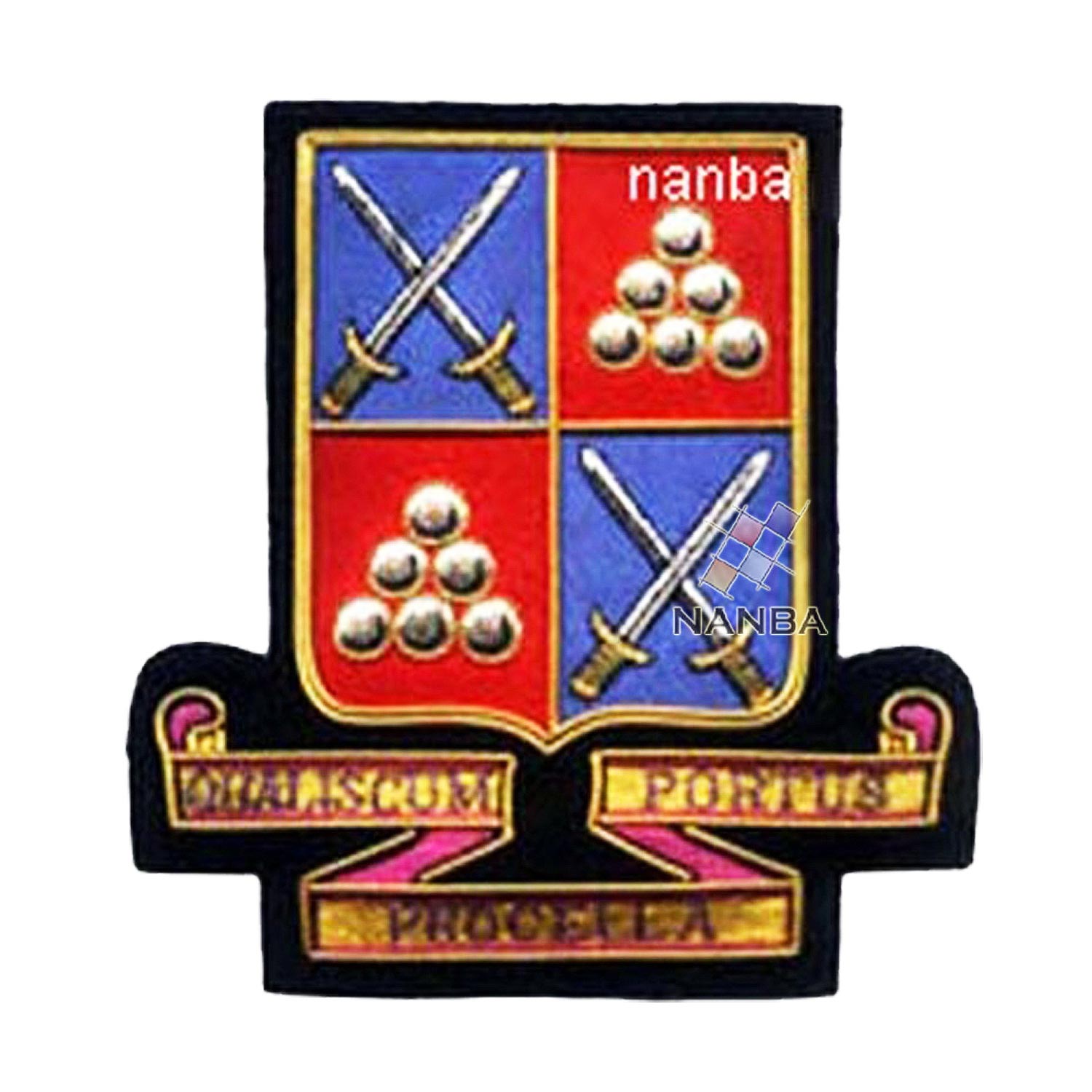 Bullion Embroidered Crests Bullion Embroidered Crests