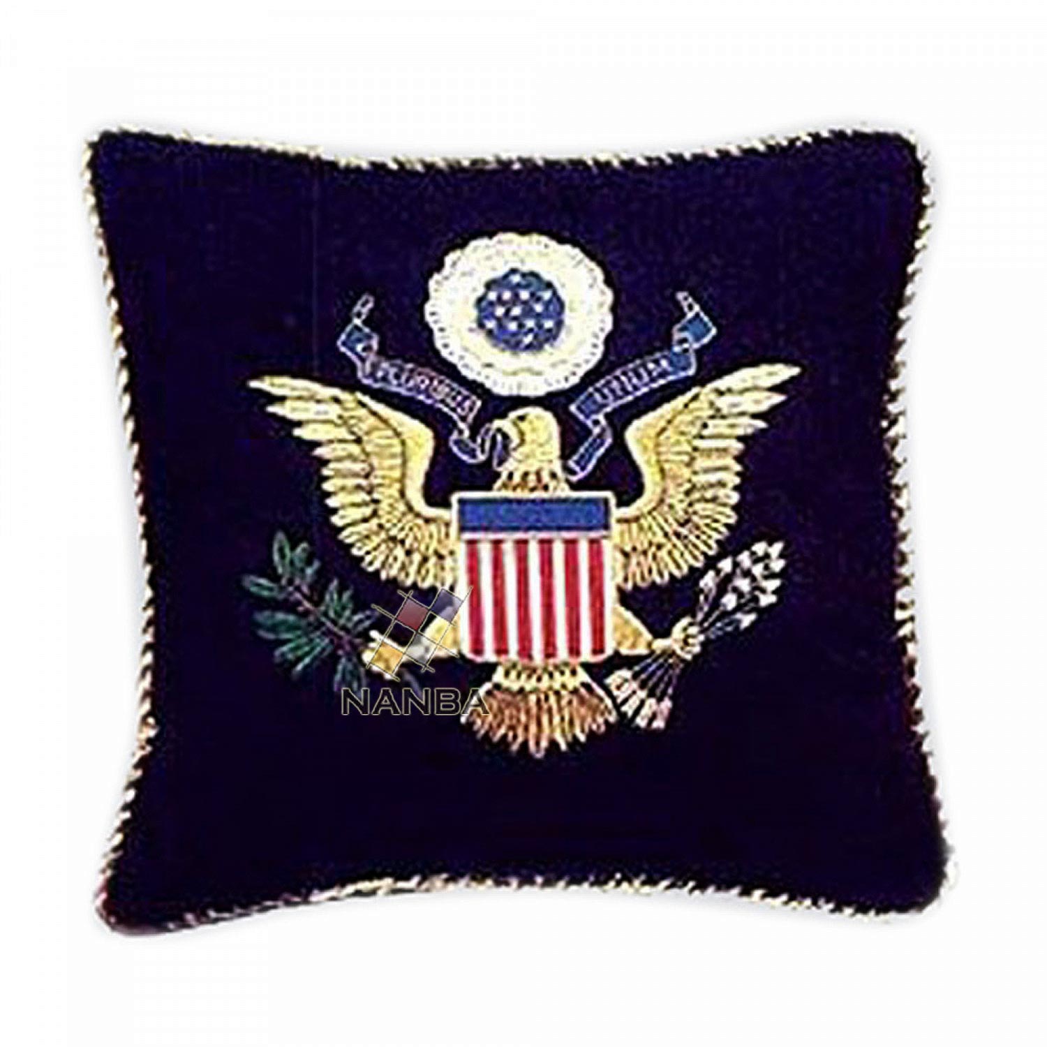 Bullion Embroidered Pillows Bullion Embroidered Pillows