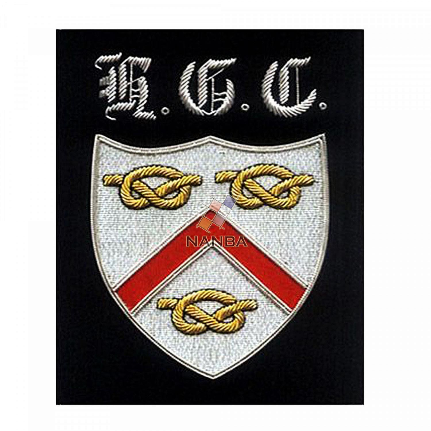 Bullion Embroidered Pocket Badge Bullion Embroidered Pocket Badge