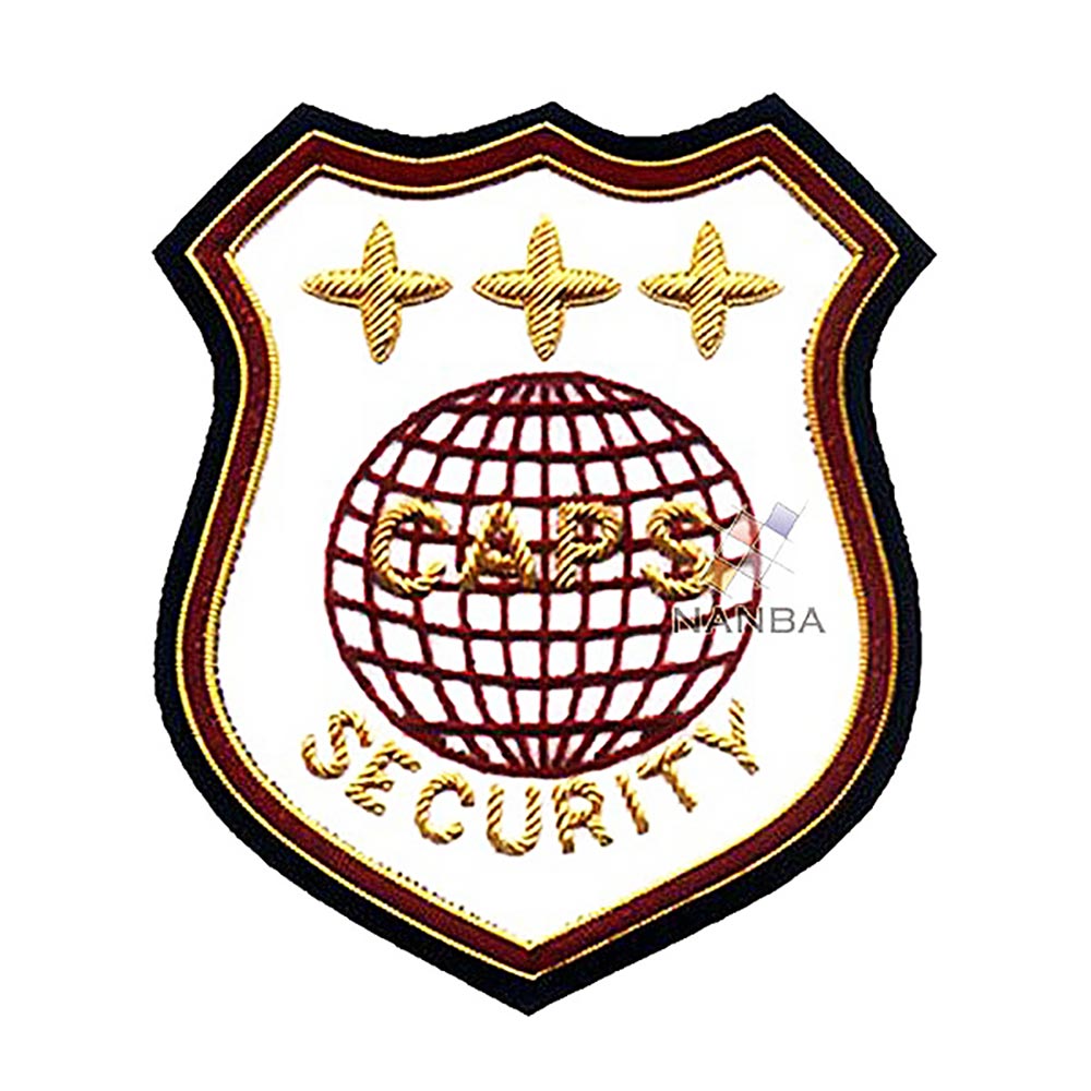 Bullion Embroidered Shield Badges Bullion Embroidered Shield Badges