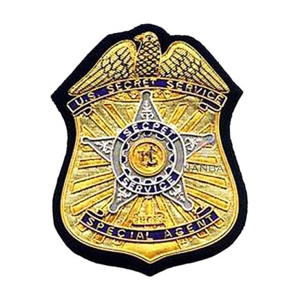 Bullion Embroidered Shield Badges