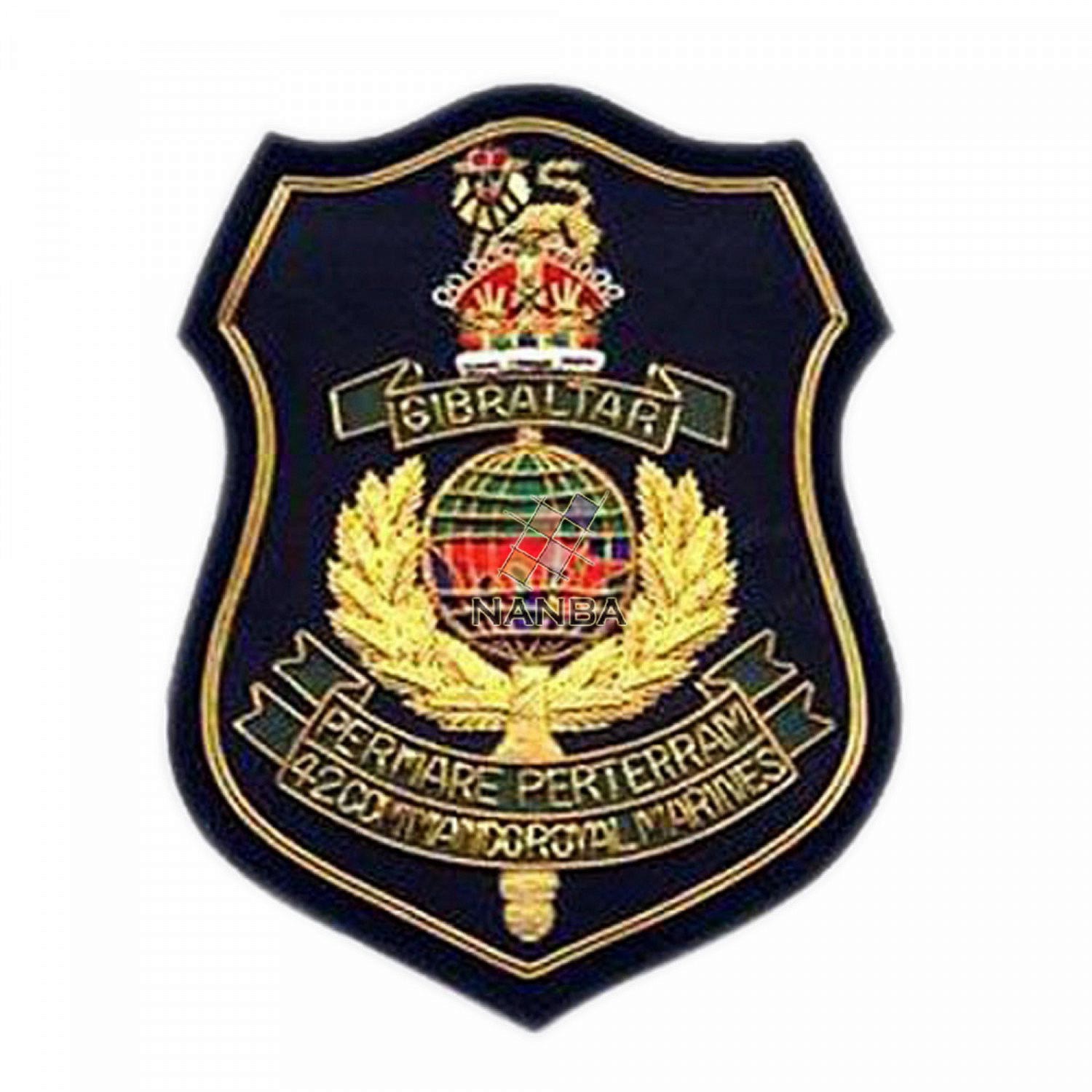 Bullion Heraldic Badge Bullion Heraldic Badge