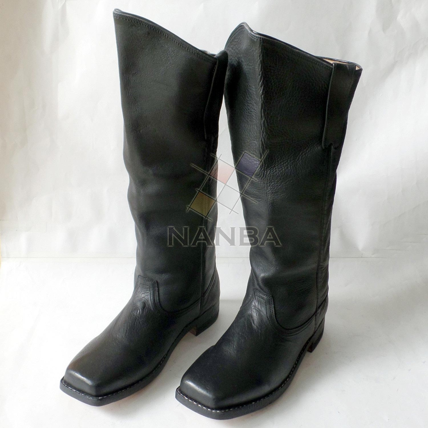 Civil War Leather Black Boots Civil War Leather Black Boots