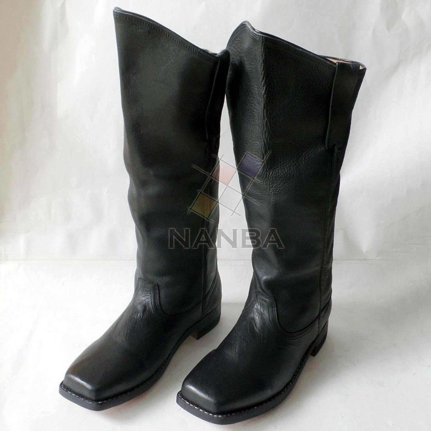 Civil War Leather Black Boots Civil War Leather Black Boots