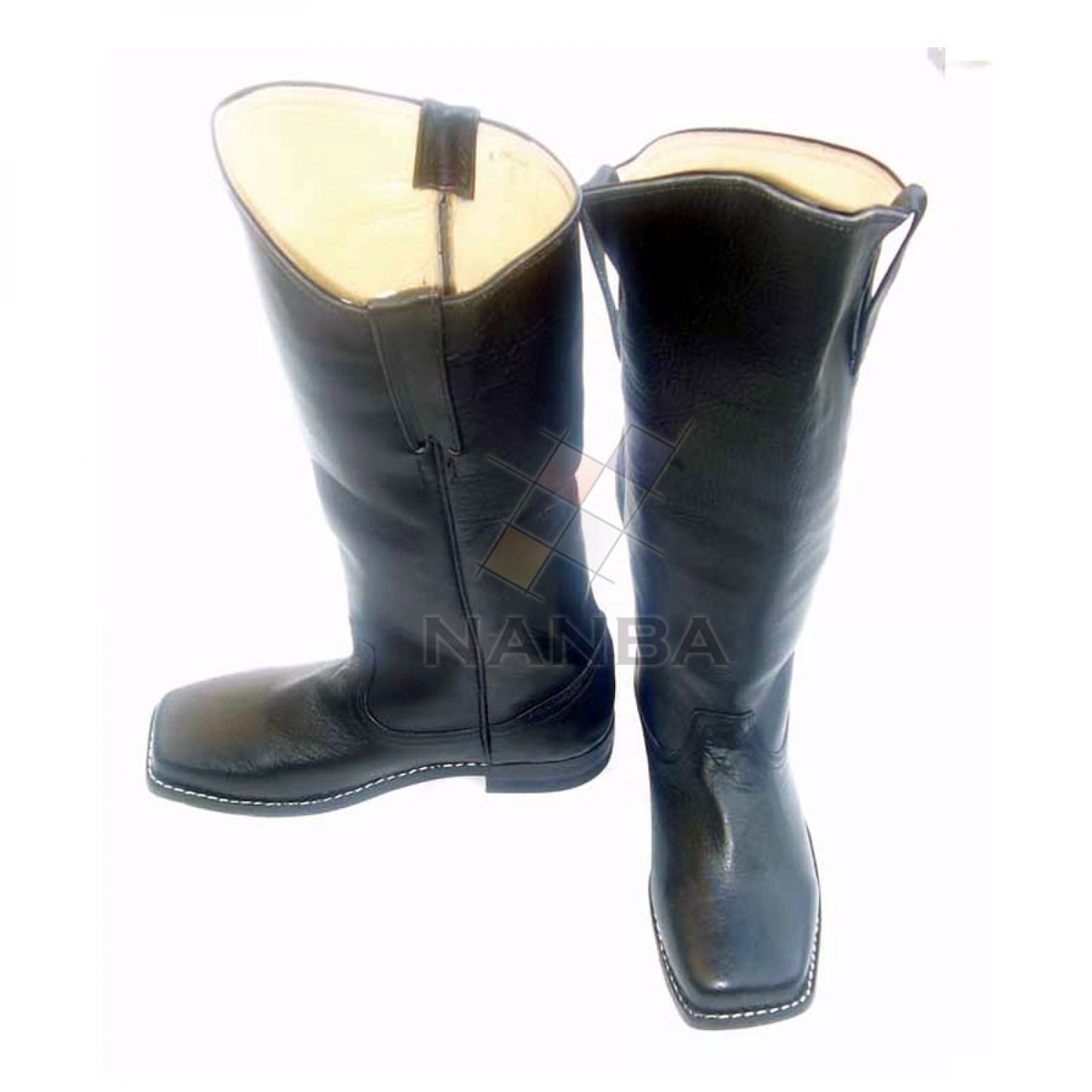 Civil War Leather Cavalry Style Long Shoes Civil War Leather Cavalry Style Long Shoes