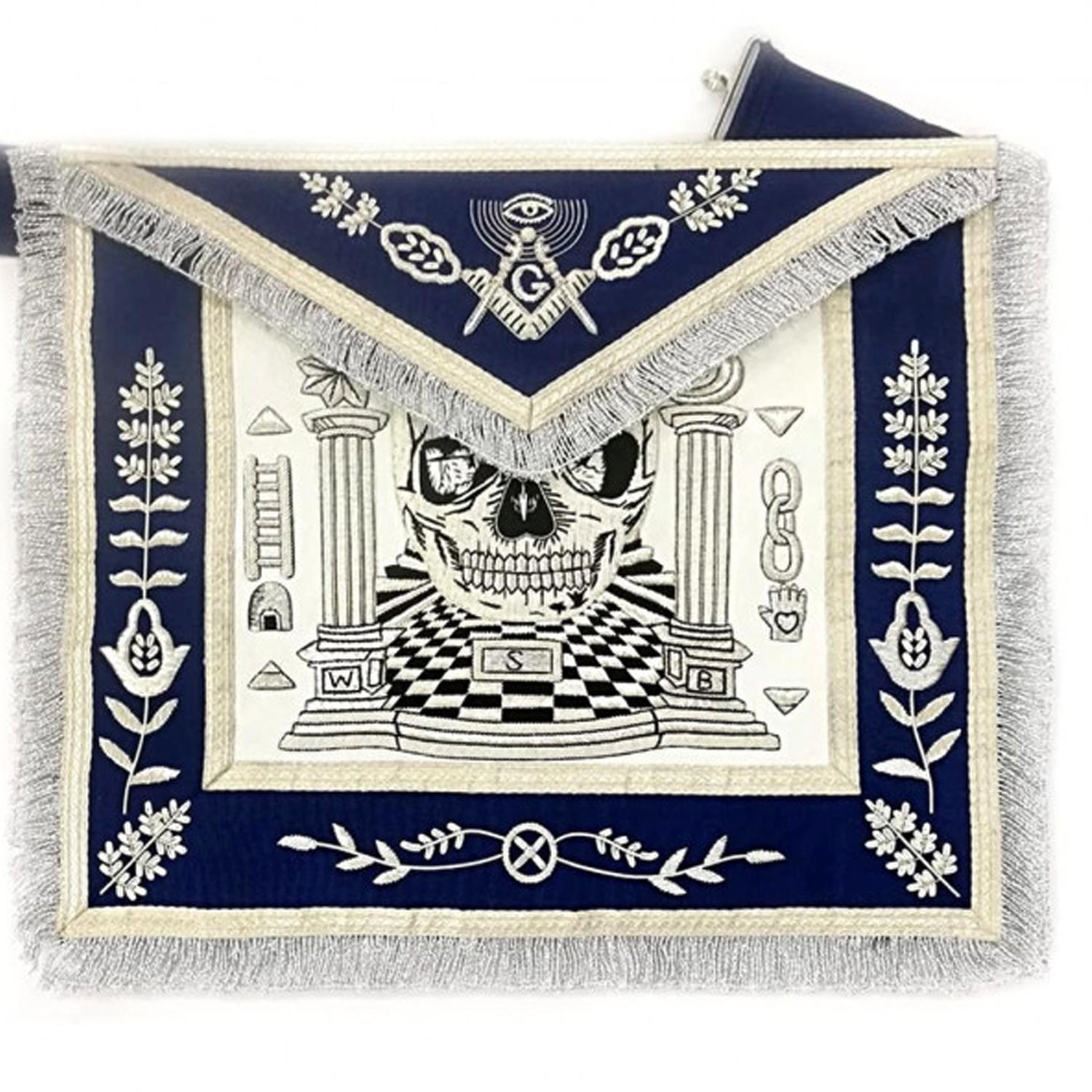 Custom Design Skull Pillars Masters Carpet Handmade Bullion Apron Custom Design Skull Pillars Masters Carpet Handmade Bullion Apron