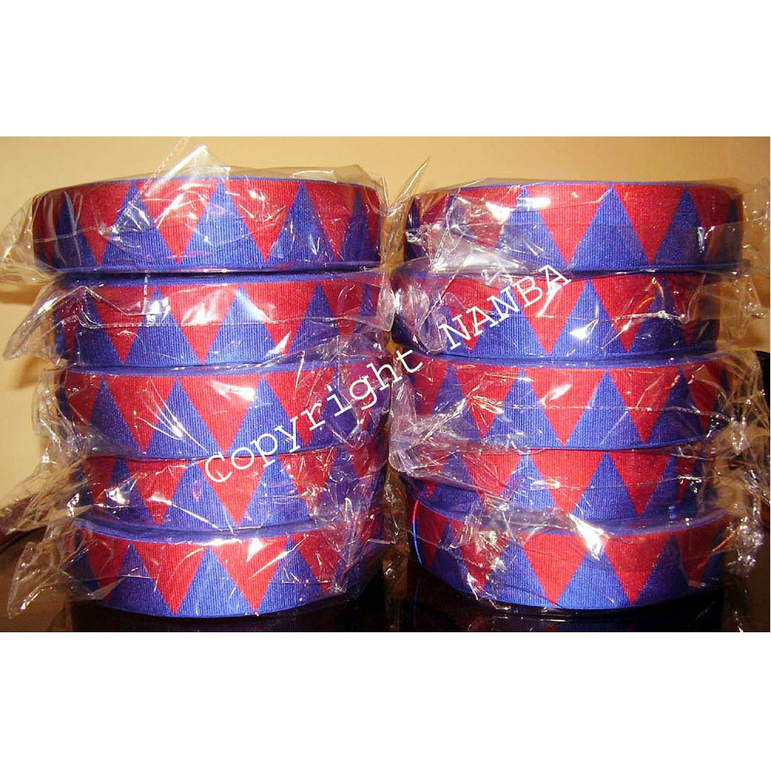 Diamond Ribbon Red And Blue Diamond Ribbon Red And Blue