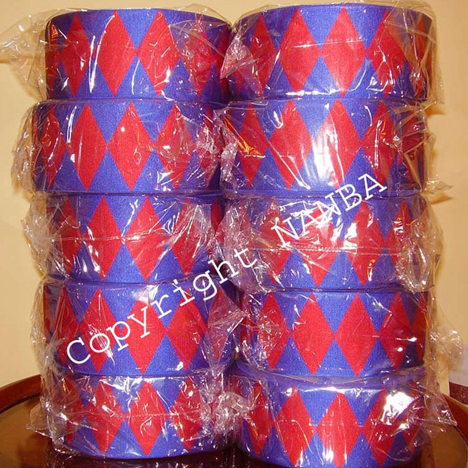 Diamond Ribbon Red And Blue Diamond Ribbon Red And Blue
