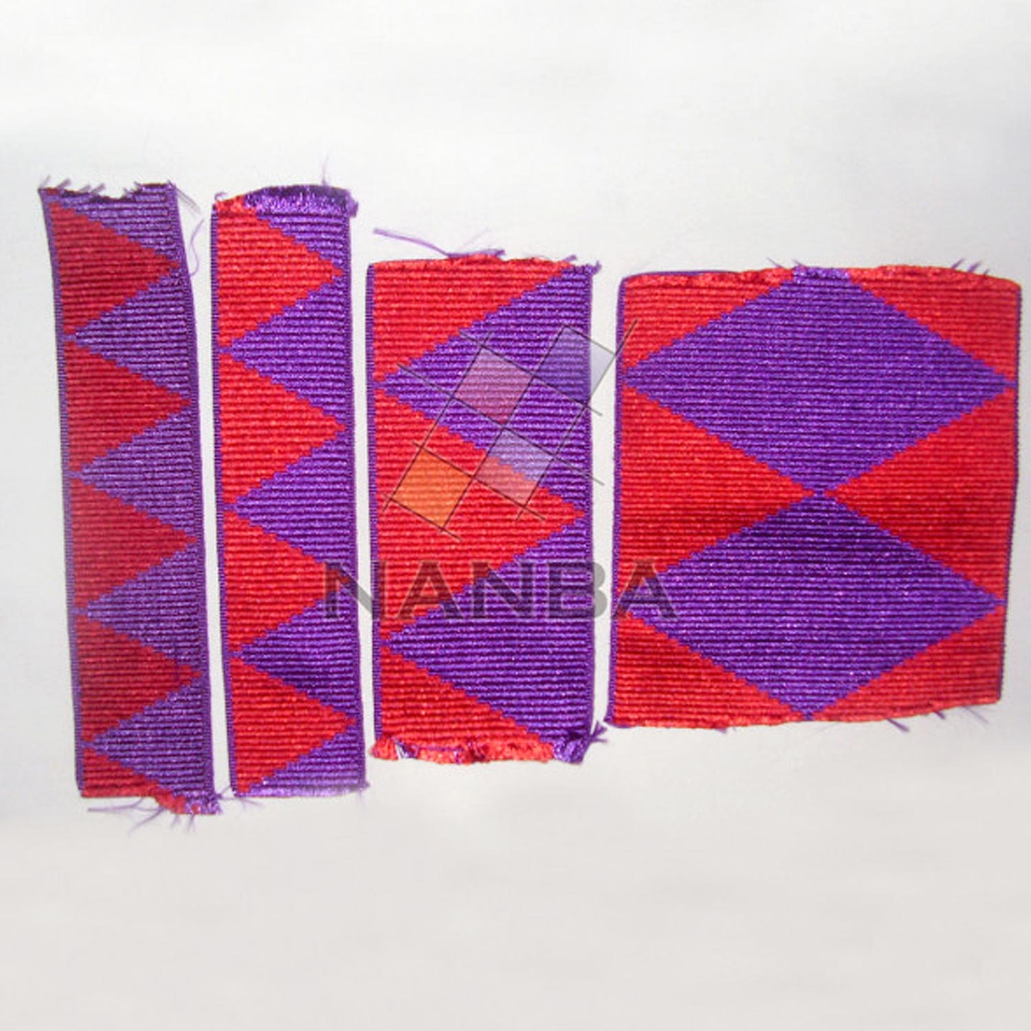 Diamond Ribbon Red And Purple Diamond Ribbon Red And Purple