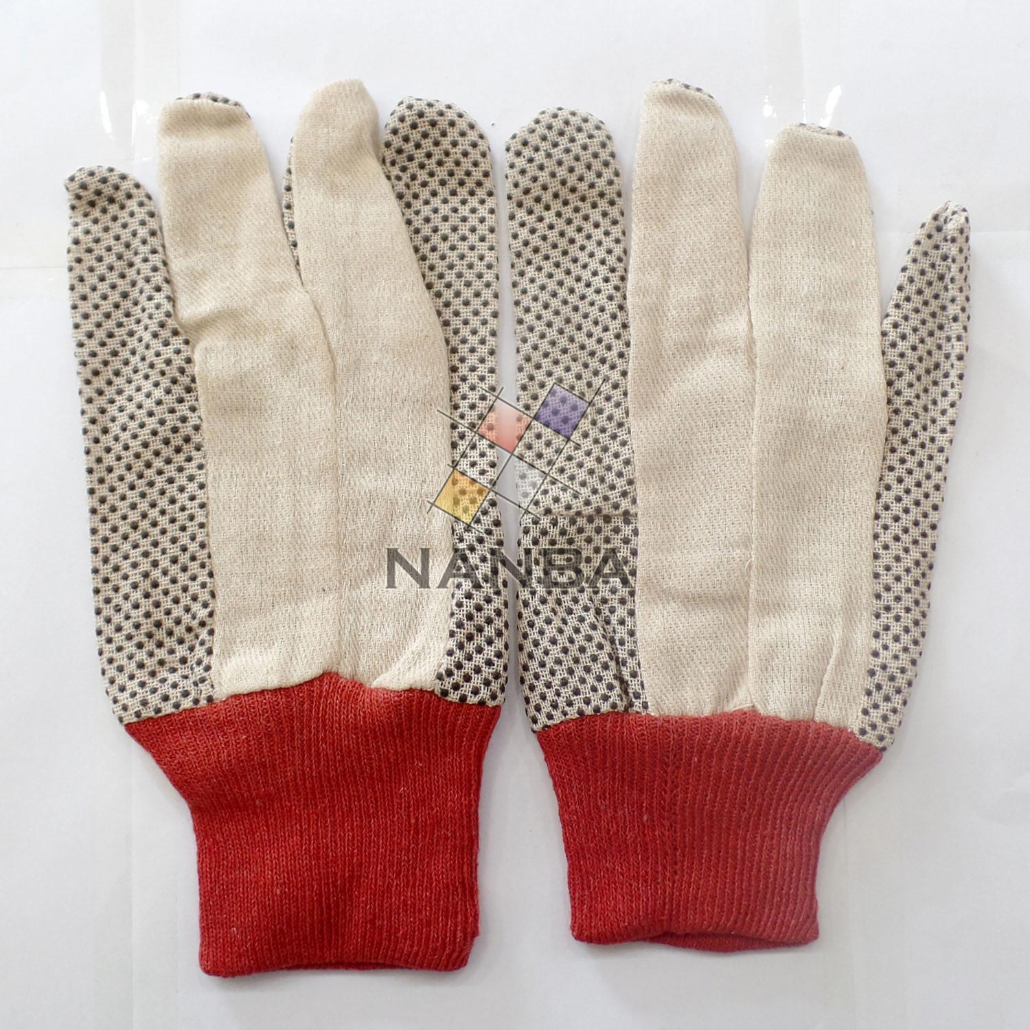 Dotted Cotton Canvas Gloves Dotted Cotton Canvas Gloves