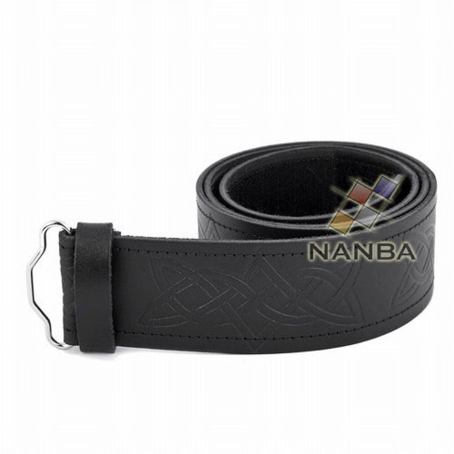 Embossed Gothic Velcro Kilt Belt Embossed Gothic Velcro Kilt Belt