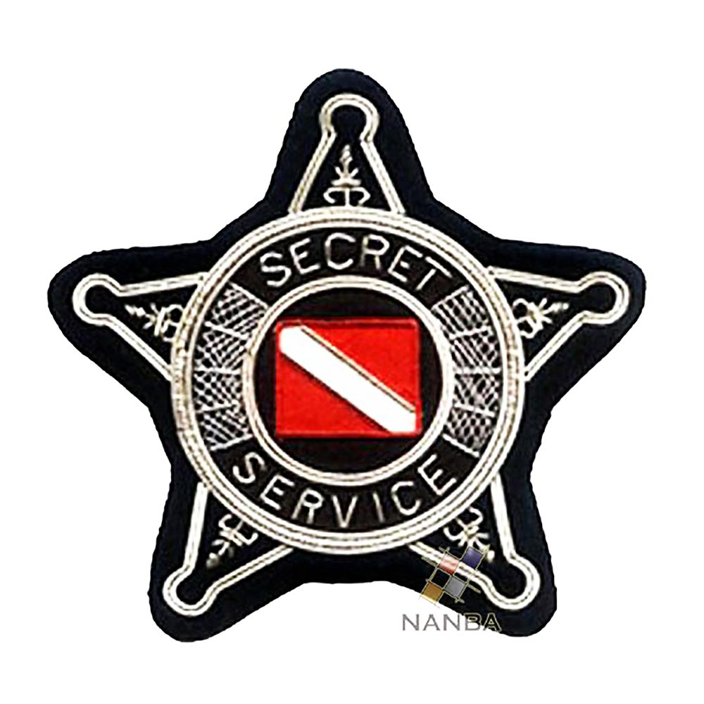 Embroidered Secret Service Badge Embroidered Secret Service Badge