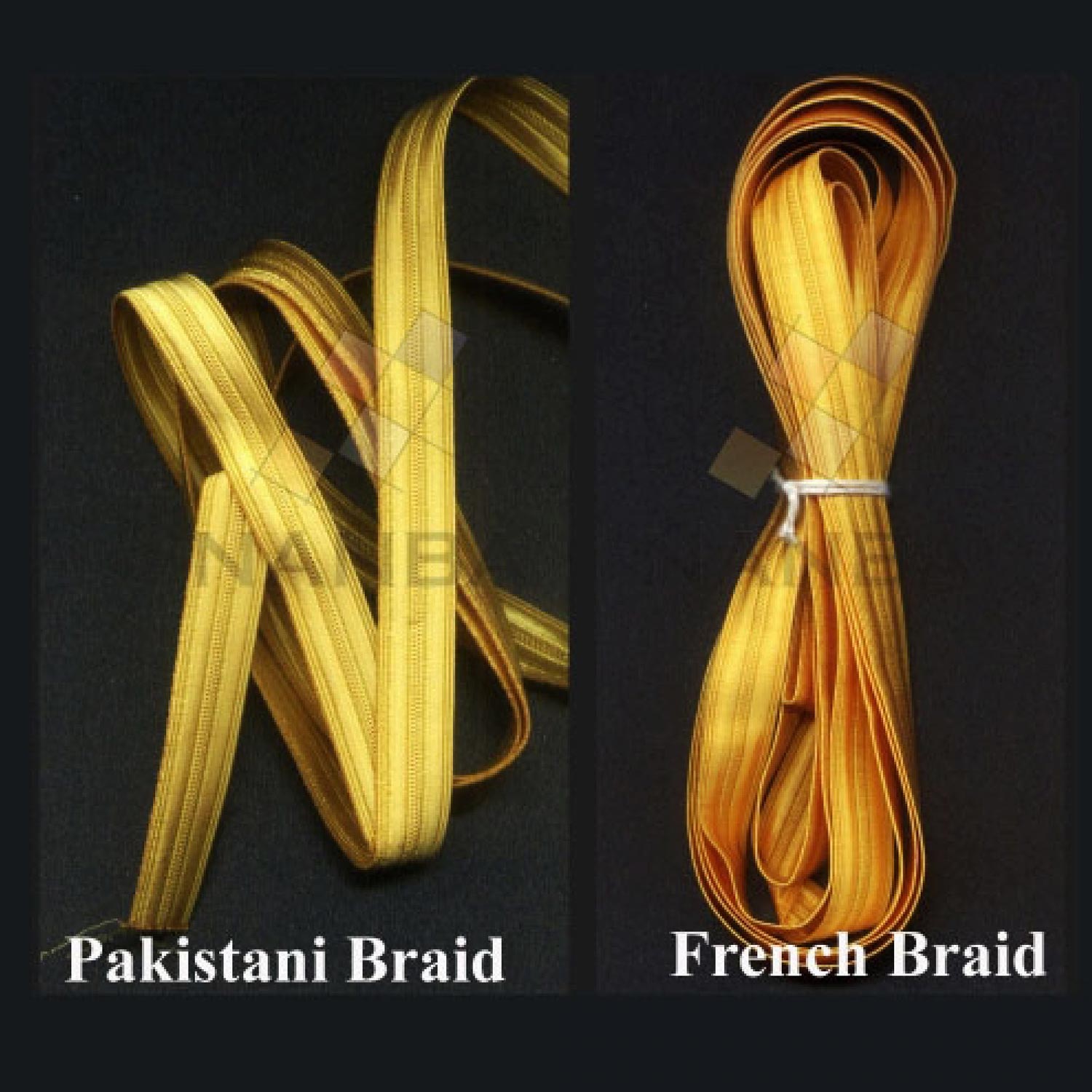 Gold Braid French And Pakistani Gold Braid French And Pakistani