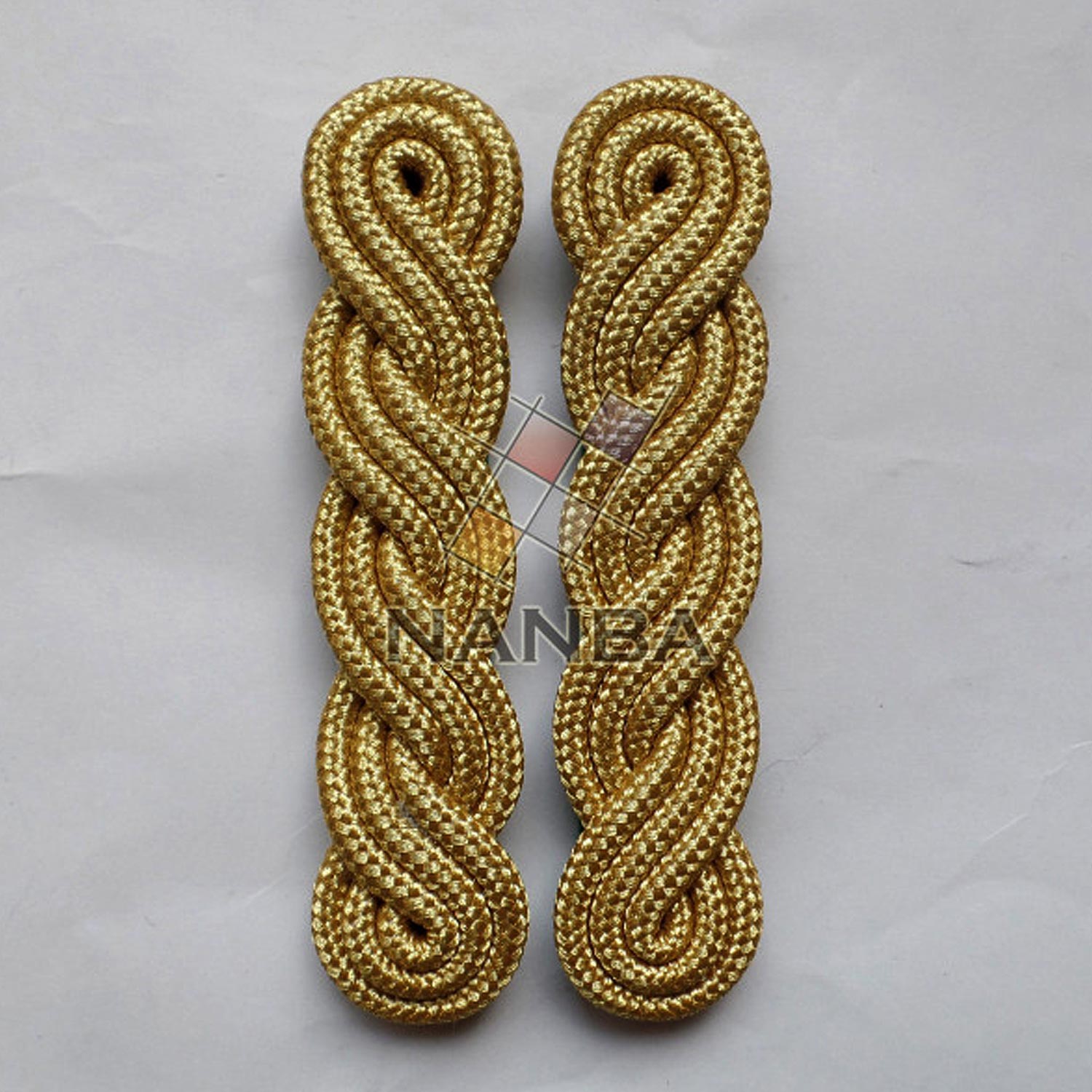 Gold Bullion Wire Cord Shoulder Board Gold Bullion Wire Cord Shoulder Board