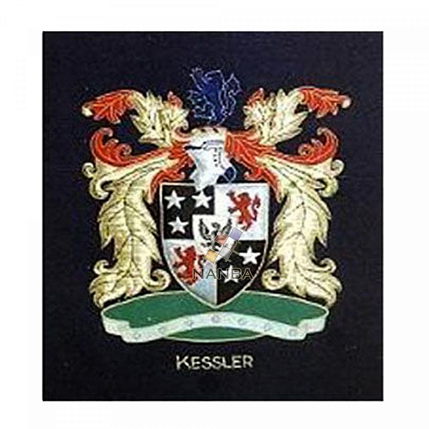 Hand Embroidered Family Crests Hand Embroidered Family Crests