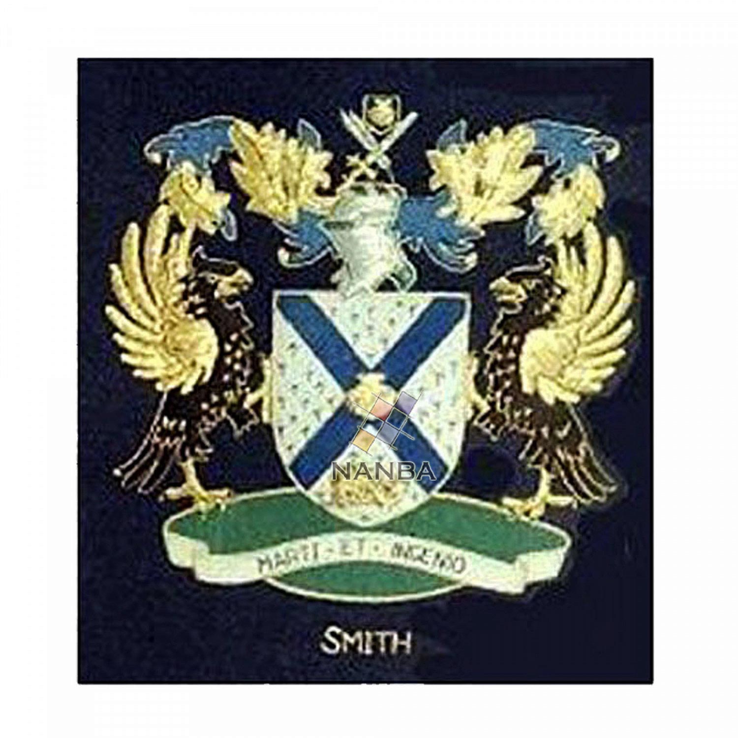 Hand Embroidered Family Crests Hand Embroidered Family Crests