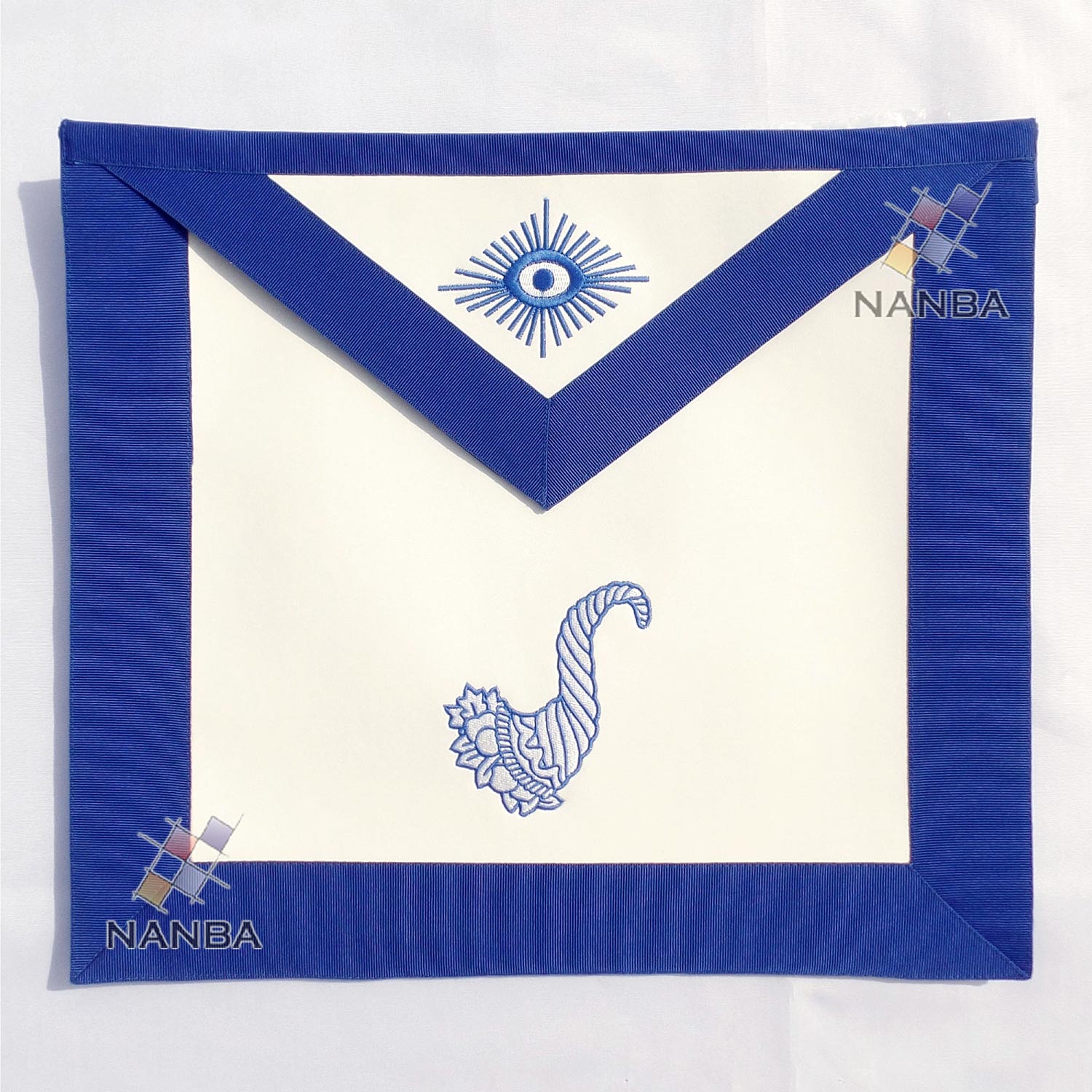 Hand Embroidered Masonic Master Mason Apron Hand Embroidered Masonic Master Mason Apron