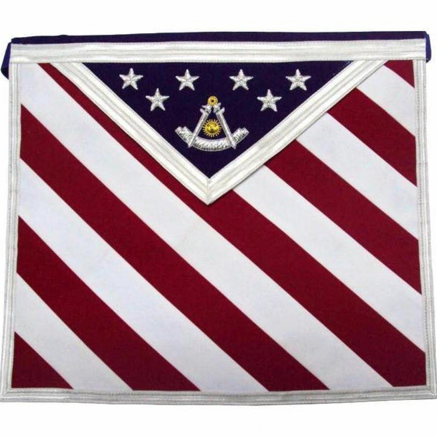 Hand Embroidered U.S Past Master Masonic Apron Hand Embroidered U.S Past Master Masonic Apron