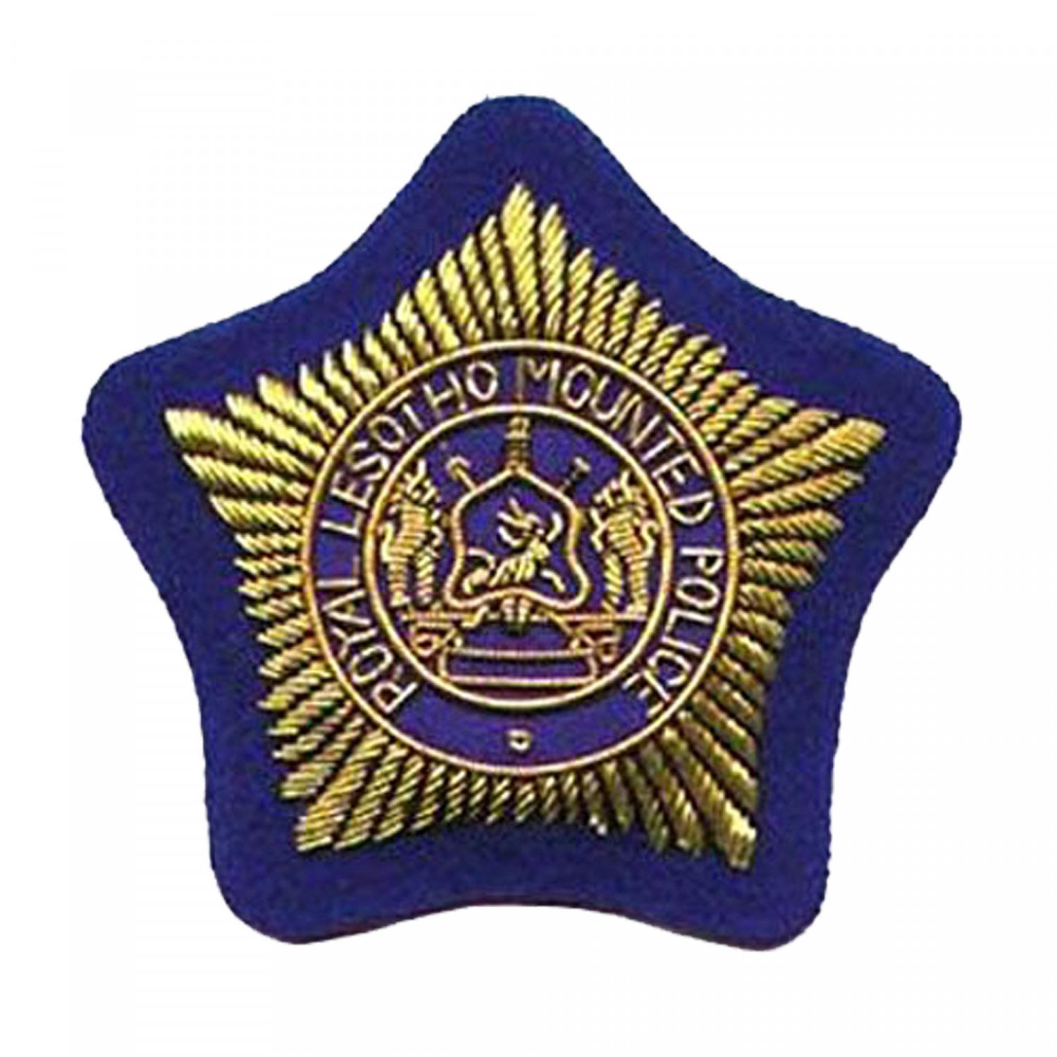 Handmade Embroidered Police Badge Handmade Embroidered Police Badge