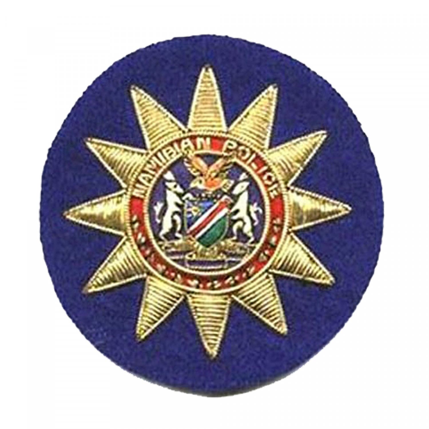 Handmade Embroidered Police Badge Handmade Embroidered Police Badge