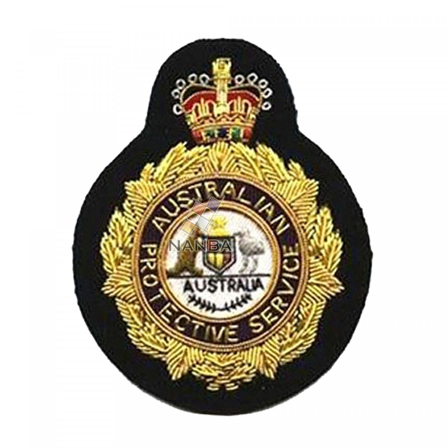 Handmade Embroidered Police Badge Handmade Embroidered Police Badge