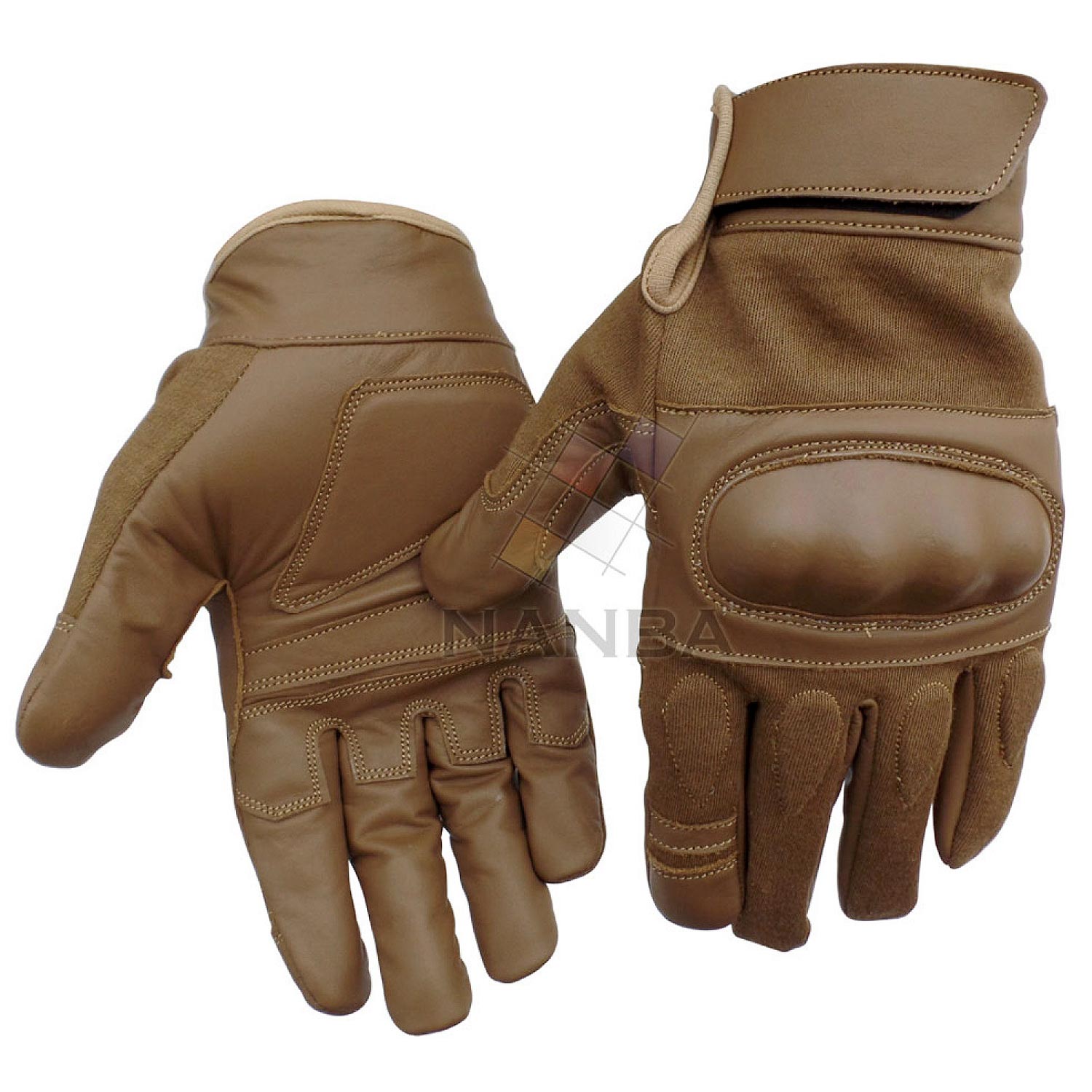 Kevlar Tactical Hard Knuckle Gloves TAN Kevlar Tactical Hard Knuckle Gloves TAN