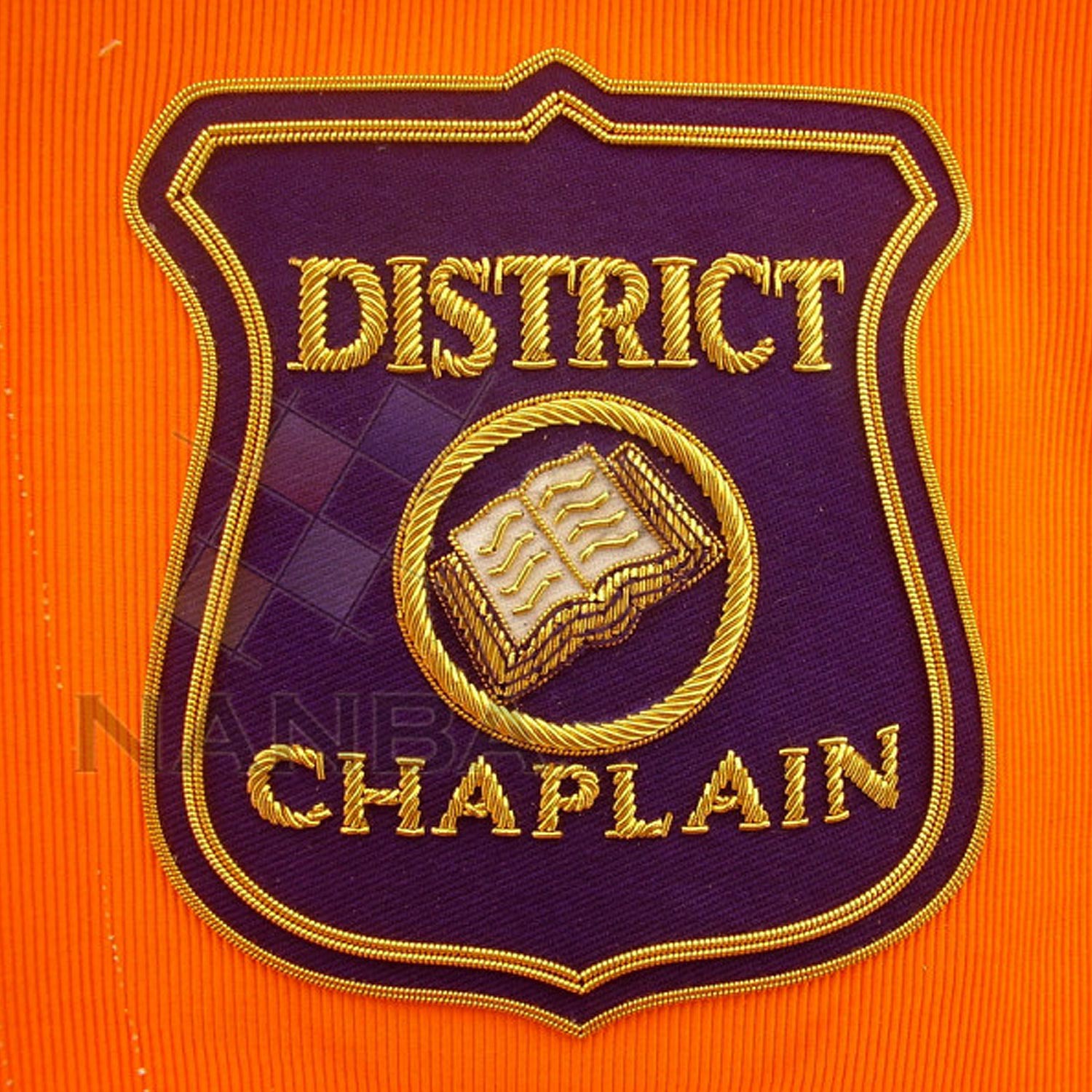 LOYAL ORANGE LODGE SASH EMBLEM LOYAL ORANGE LODGE SASH EMBLEM
