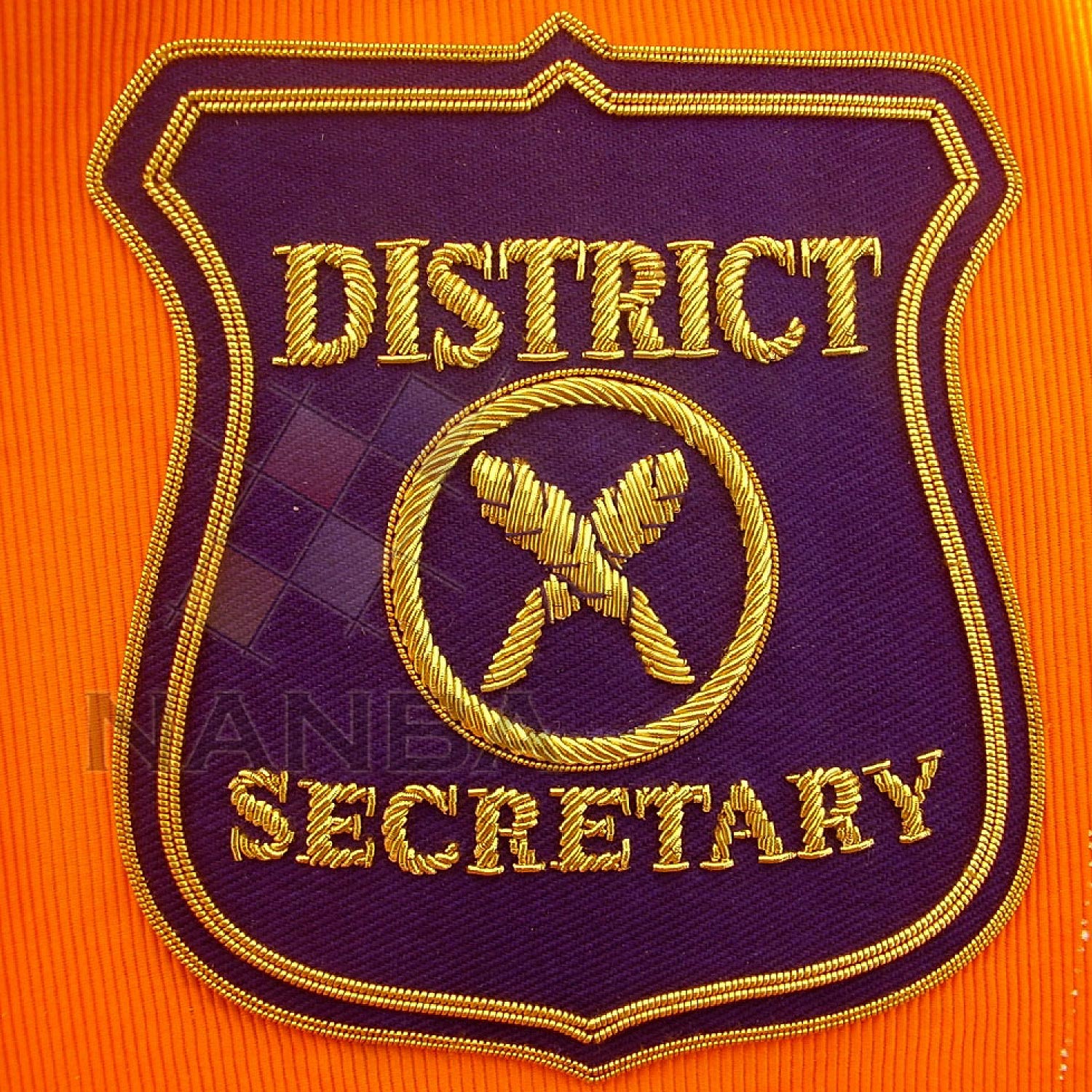 LOYAL ORANGE LODGE SASH EMBLEM LOYAL ORANGE LODGE SASH EMBLEM