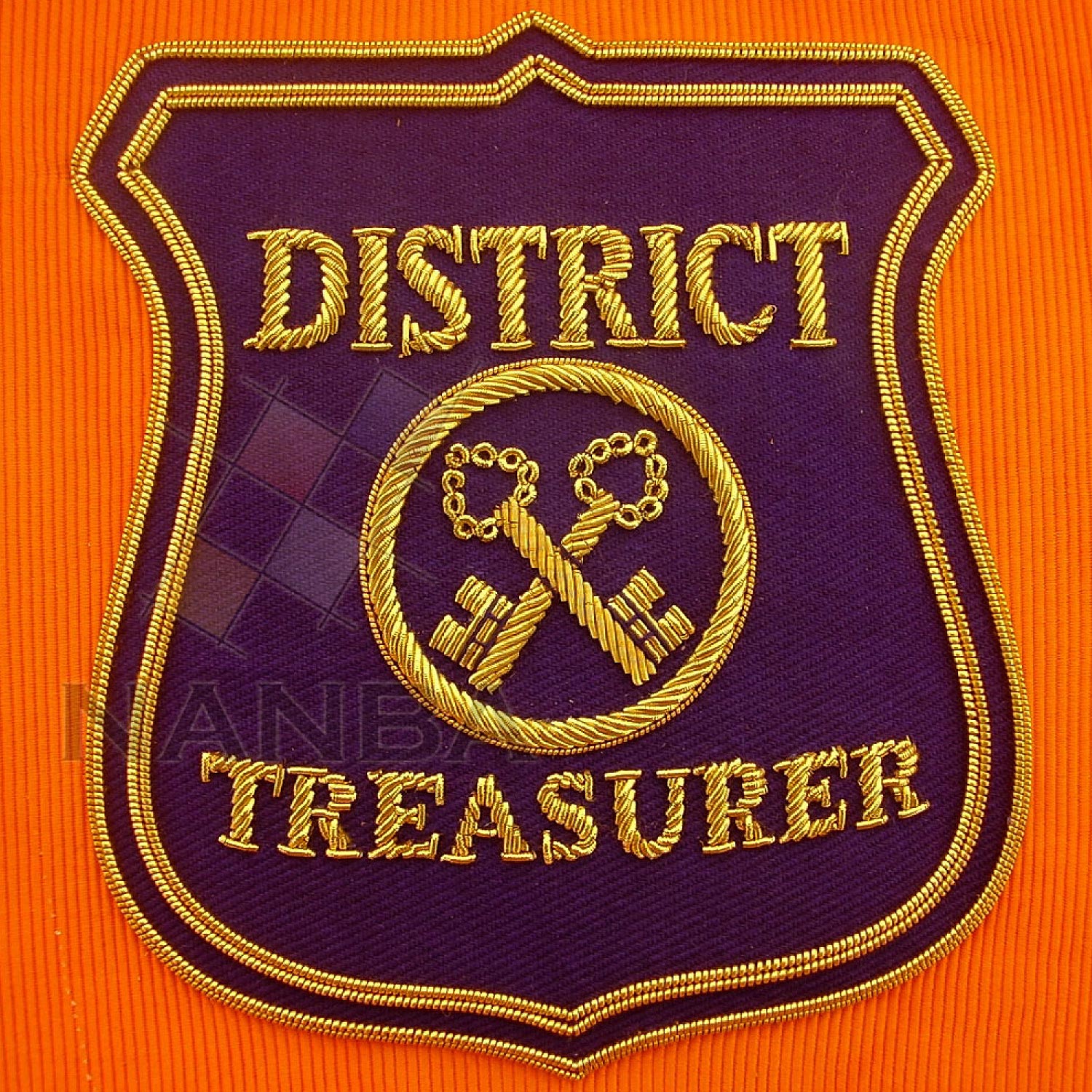 LOYAL ORANGE LODGE SASH EMBLEM LOYAL ORANGE LODGE SASH EMBLEM