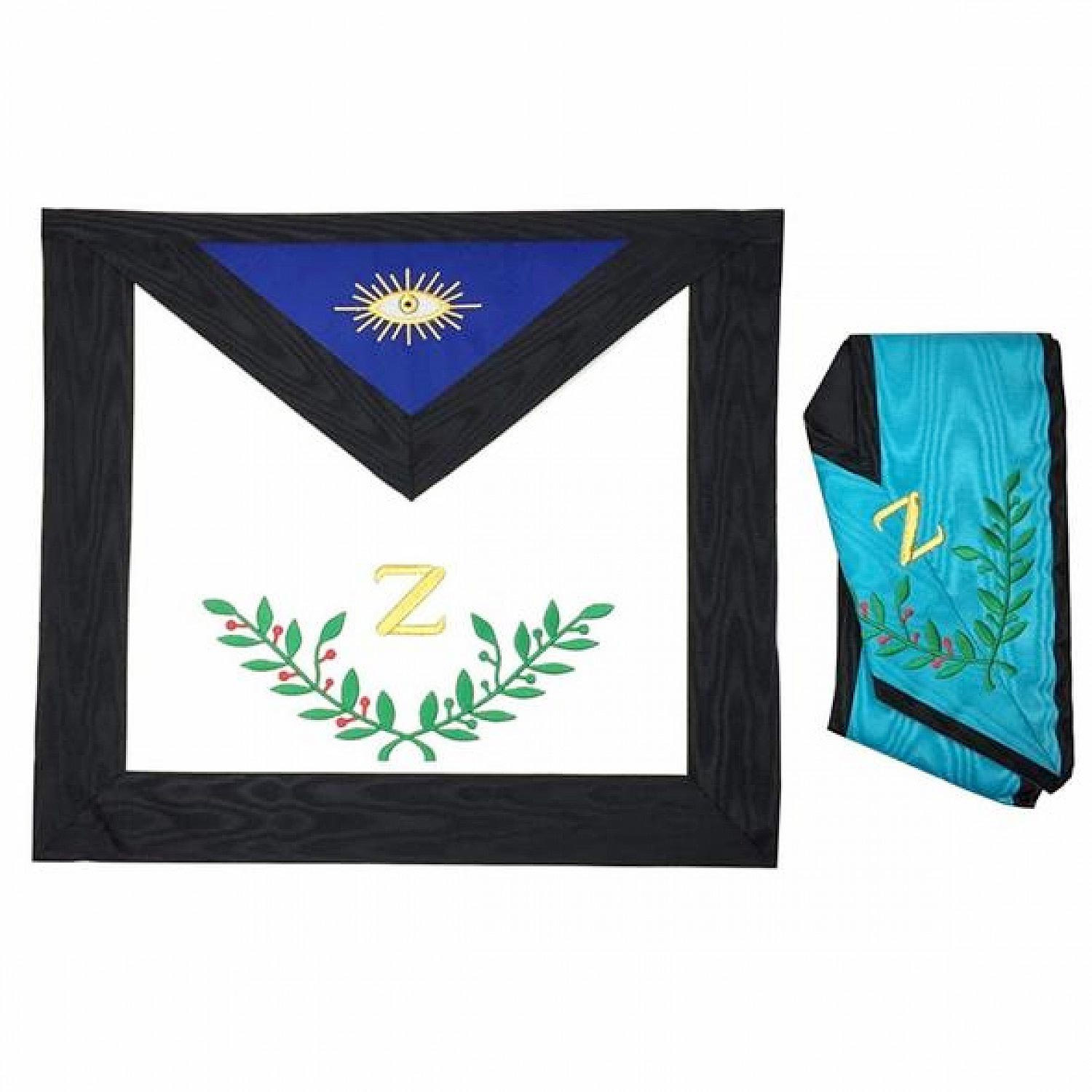 Masonic Apron 4th Degree Collar Set Machine Embroidered Masonic Apron 4th Degree Collar Set Machine Embroidered