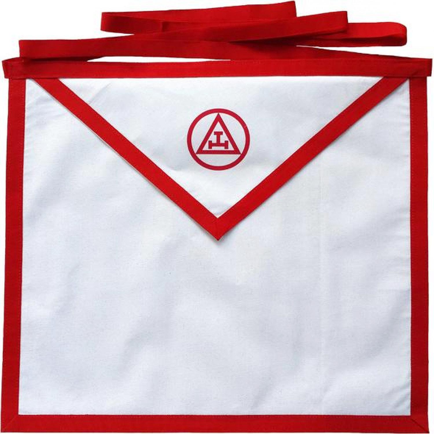Masonic Apron Holy Royal Arch White Cotton Duck Cloth Member Printed Masonic Apron Holy Royal Arch White Cotton Duck Cloth Member Printed
