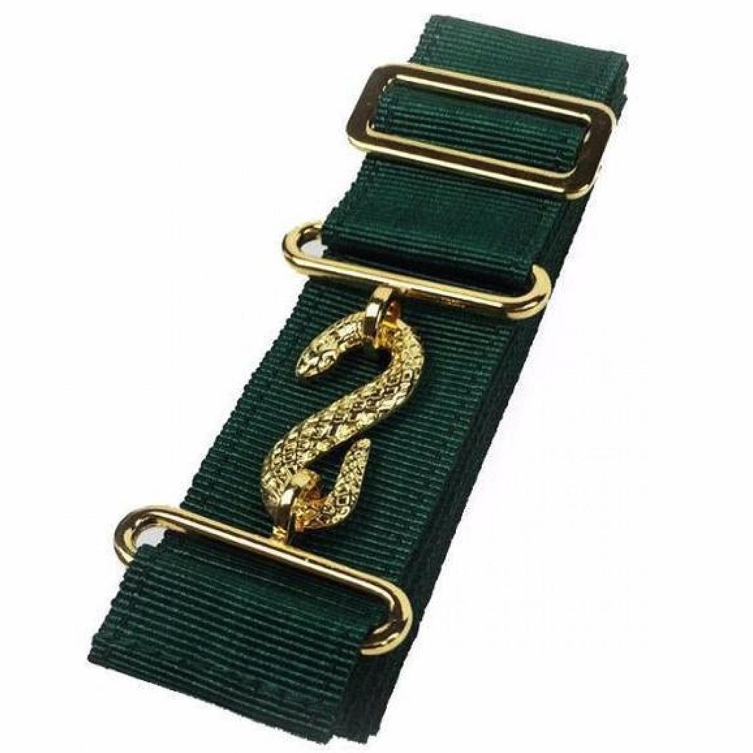 Masonic Belt Extender Green Masonic Belt Extender Green