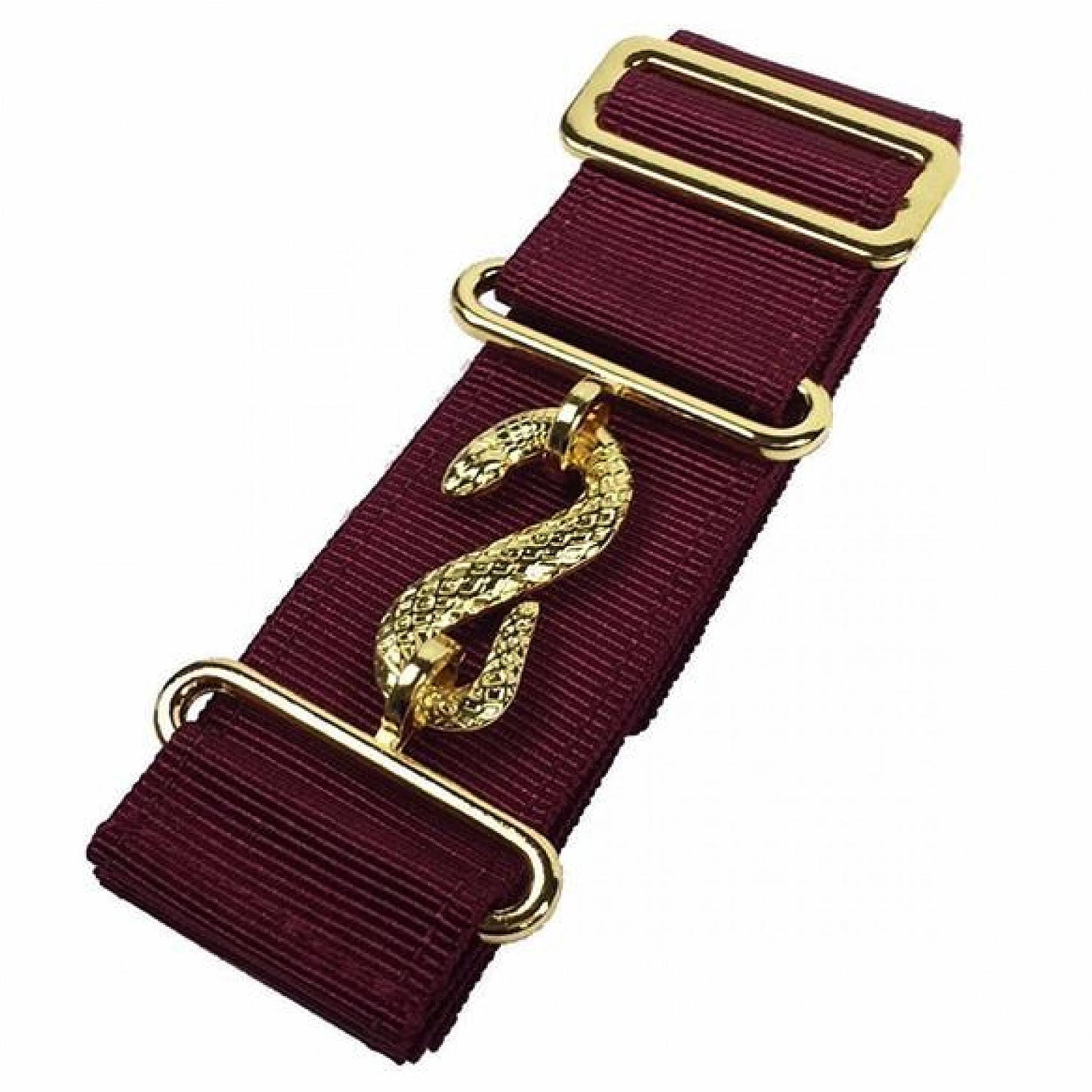 Masonic Belt Extender Maroon Masonic Belt Extender Maroon