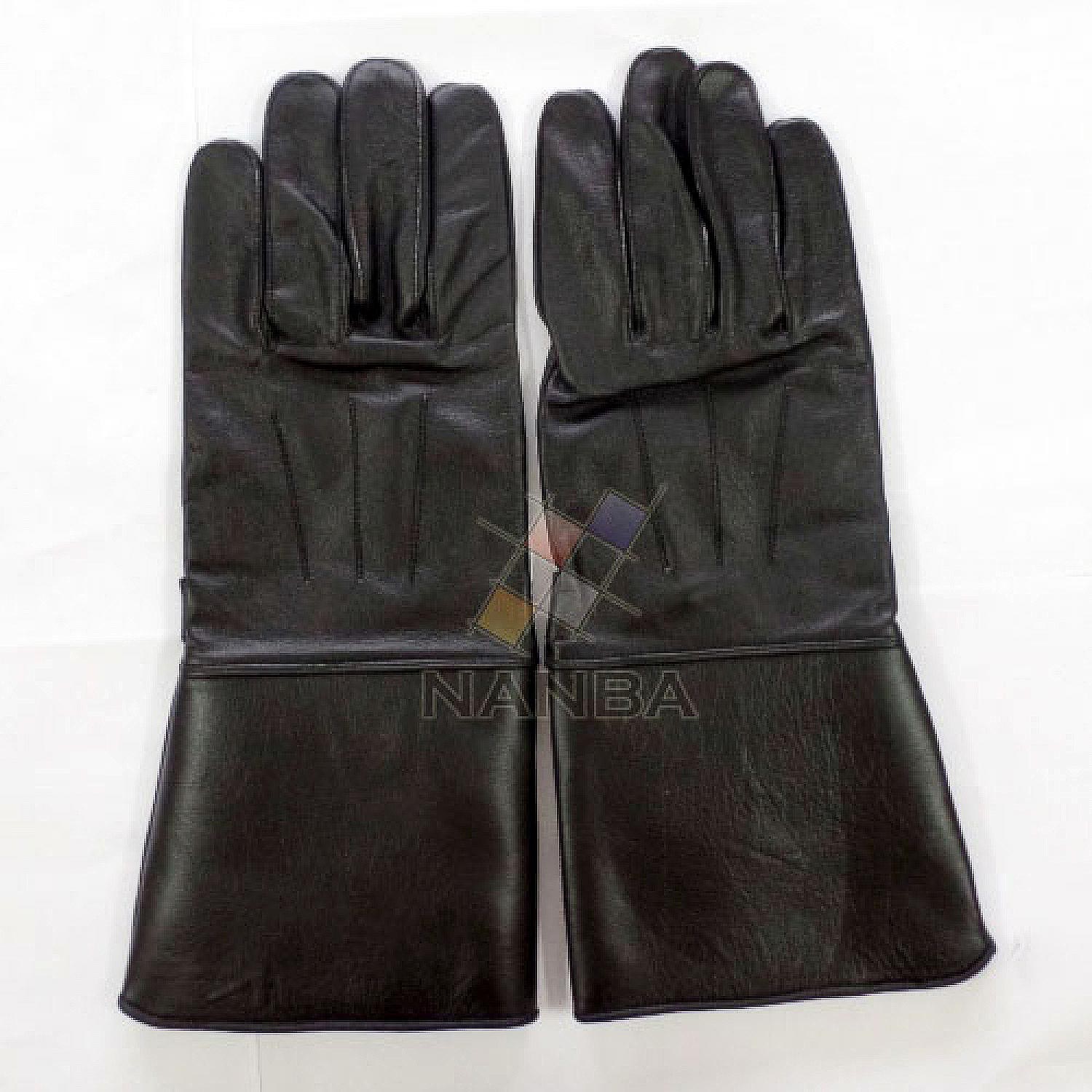Masonic Black Leather Gloves Plain Masonic Black Leather Gloves Plain