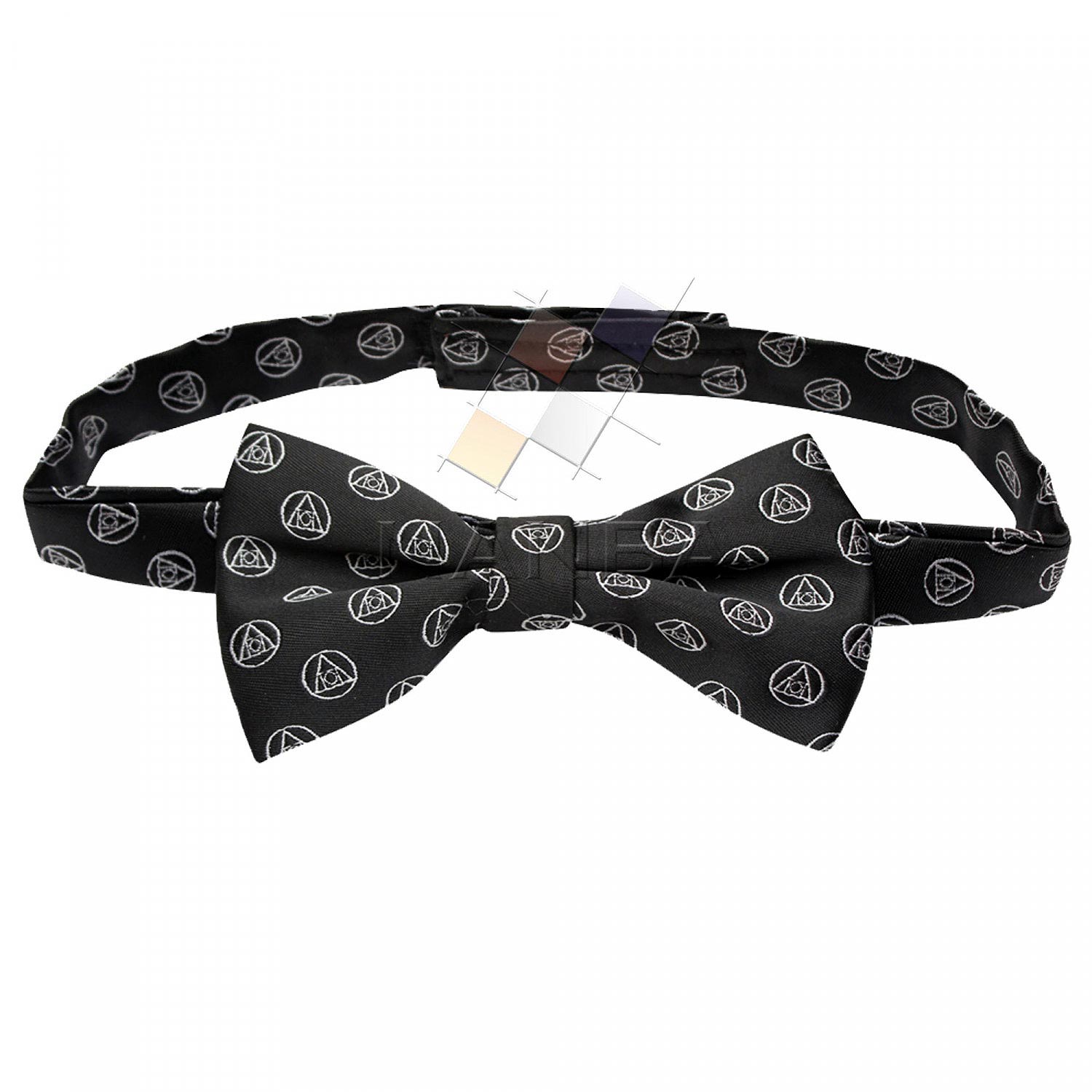 Masonic Bow Tie Philosopher's Stone for Men Freemasons Masonic Bow Tie Philosopher's Stone for Men Freemasons