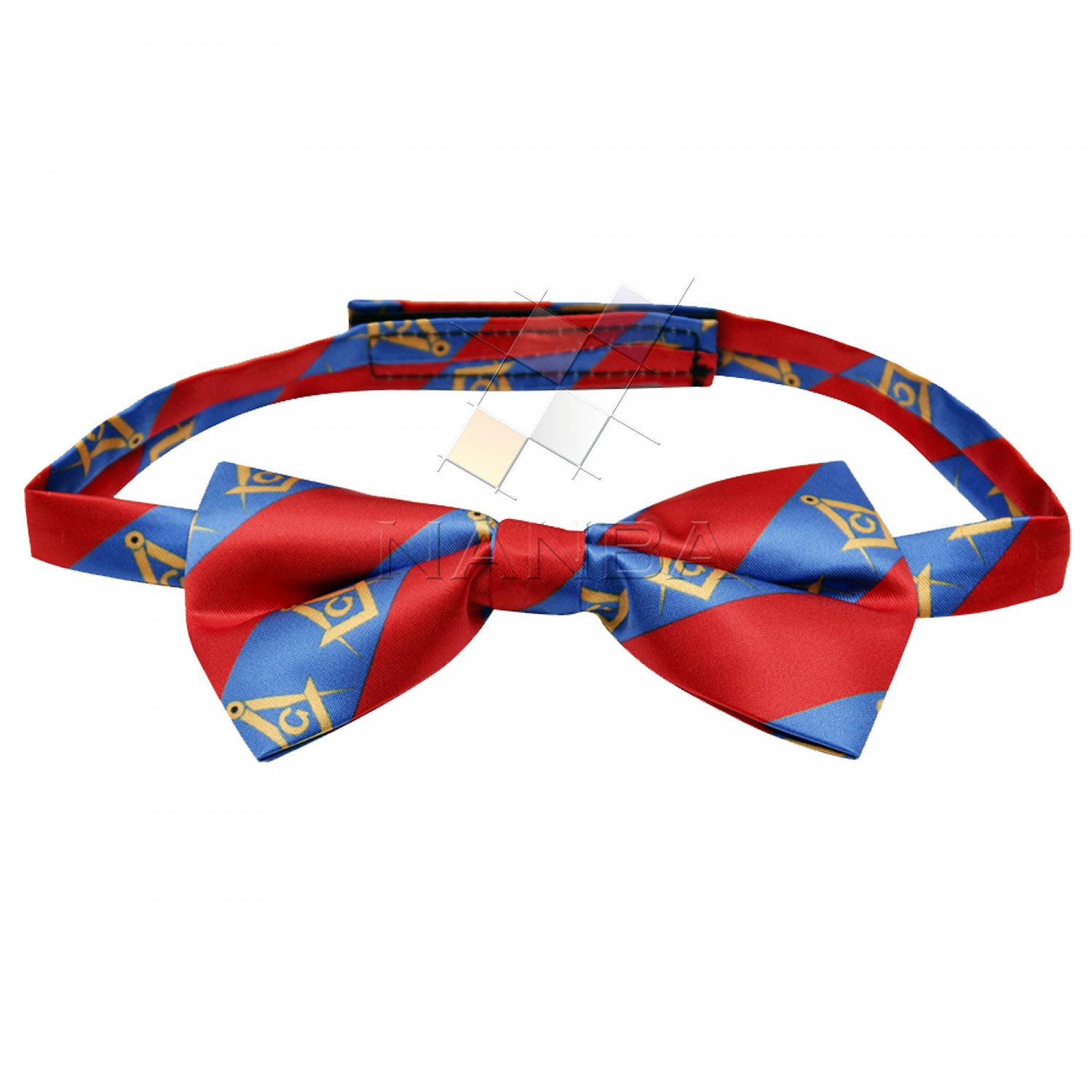 Masonic Bow Tie with Square and Compass Masonic Bow Tie with Square and Compass